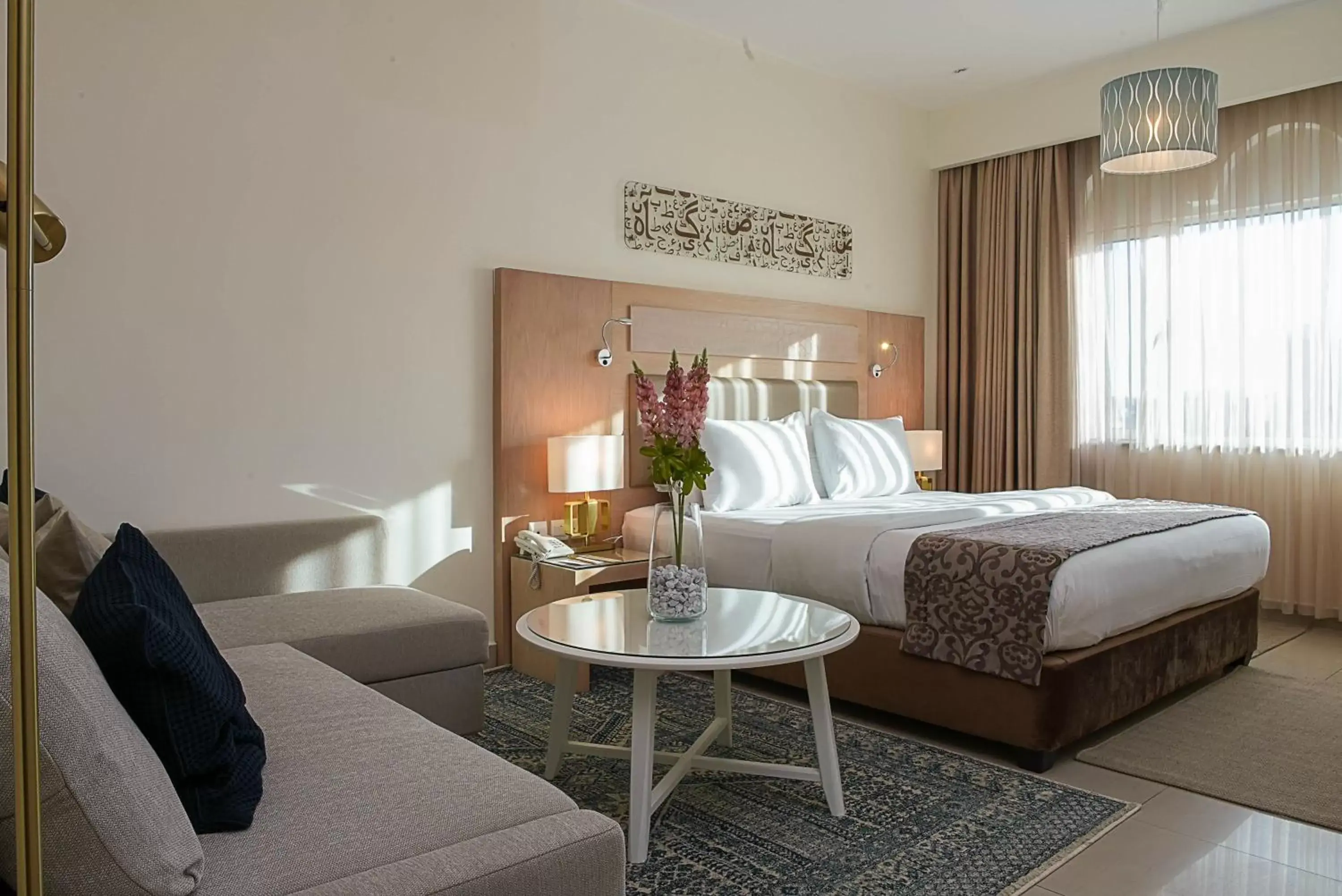 Bed in Toledo Amman Hotel