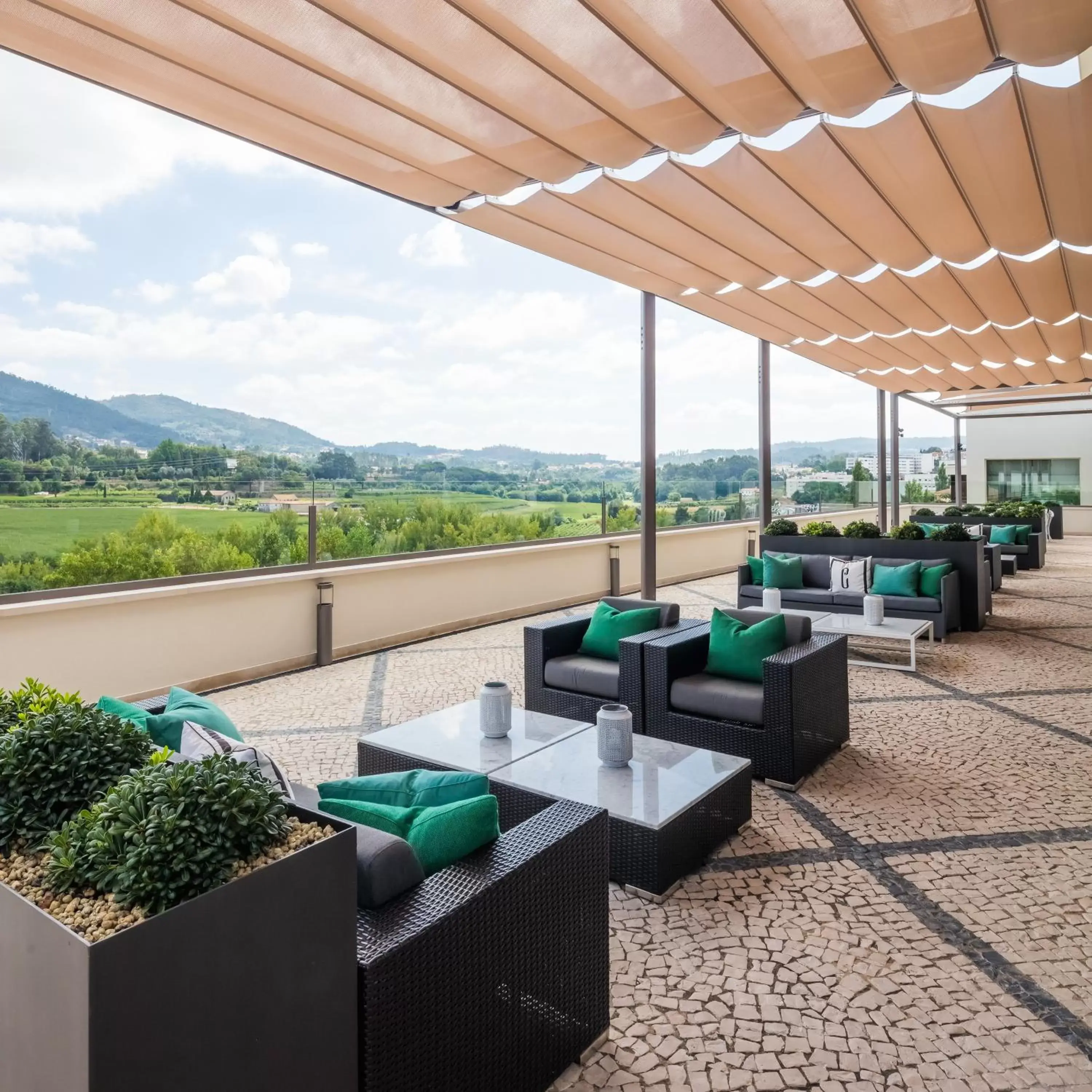 Balcony/Terrace in Cidnay Santo Tirso - Charming Hotel & Executive Center