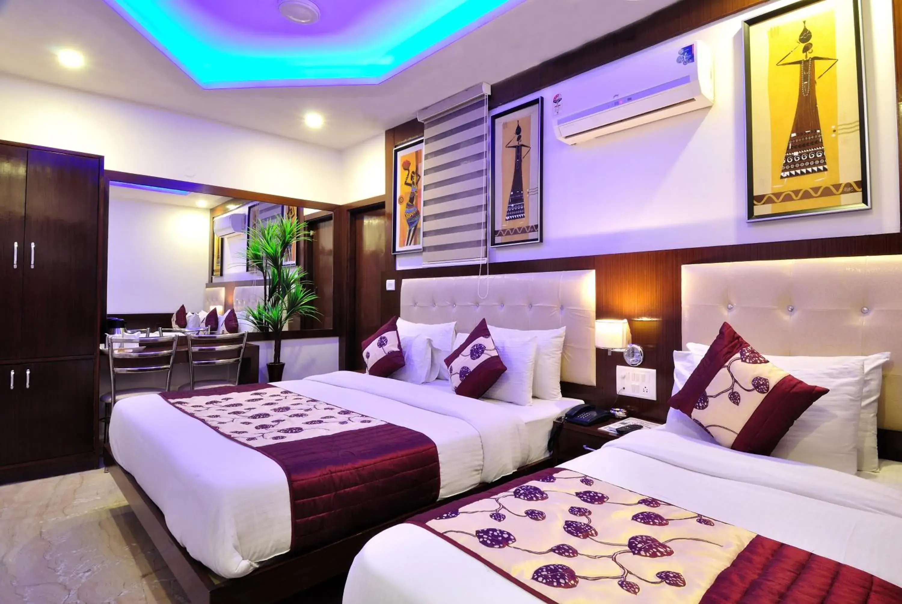 Bedroom, Bed in Hotel Nirmal Mahal by Sushant Travels