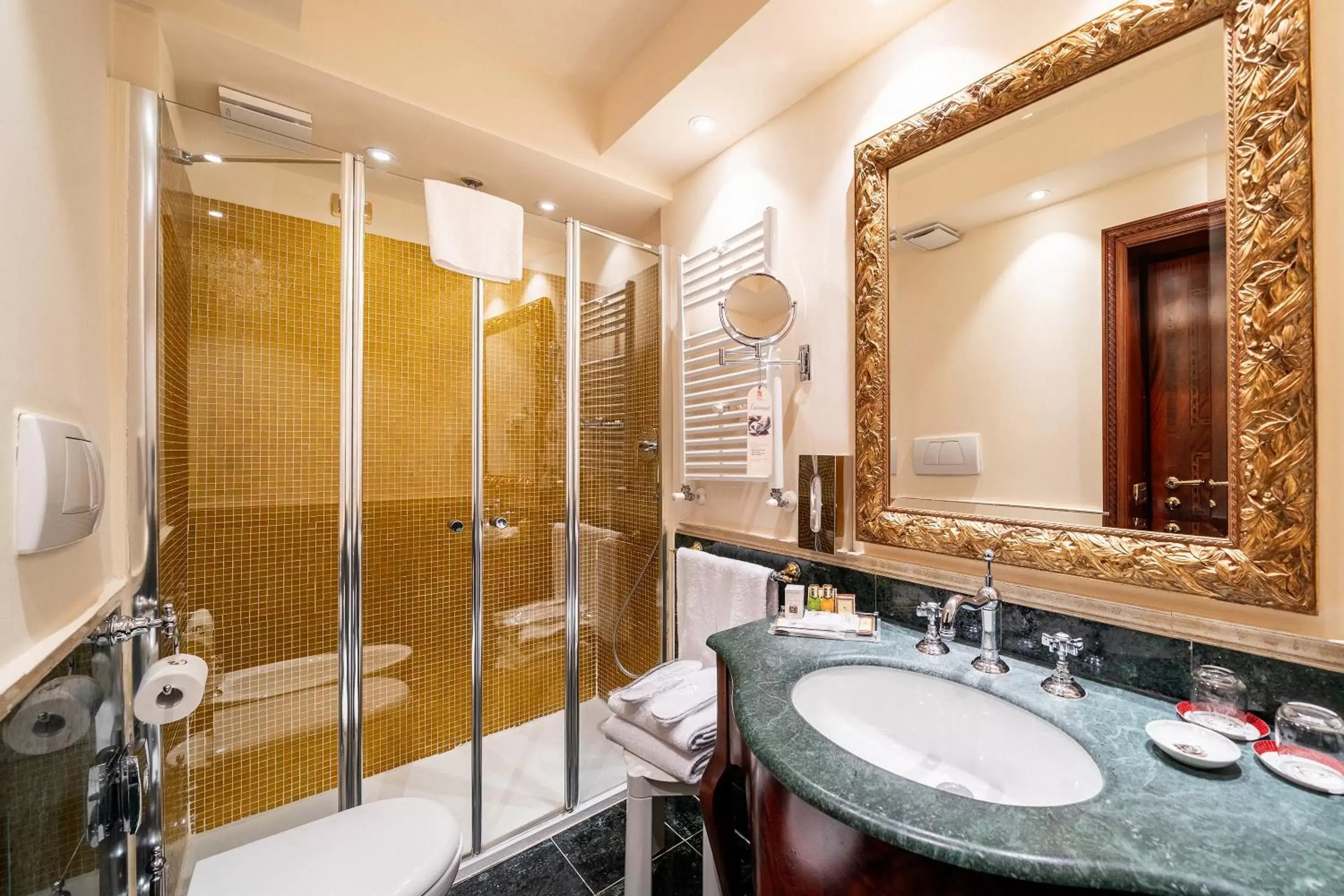 Shower, Bathroom in Hotel Colombina