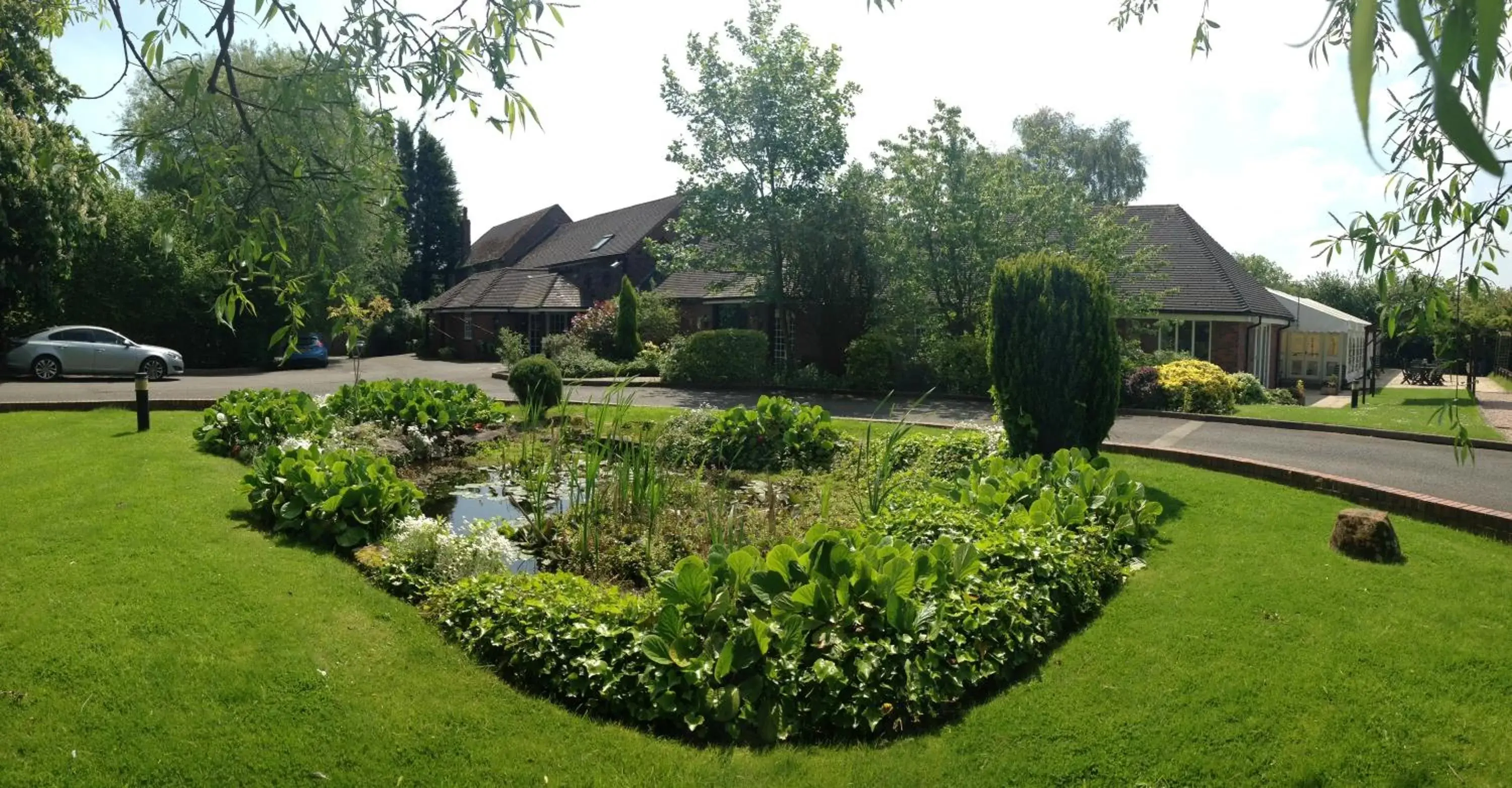 Facade/entrance, Garden in Brook Marston Farm Hotel