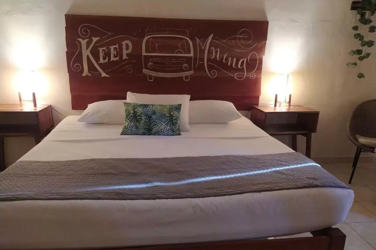 Bed in Hotel Sur Bacalar