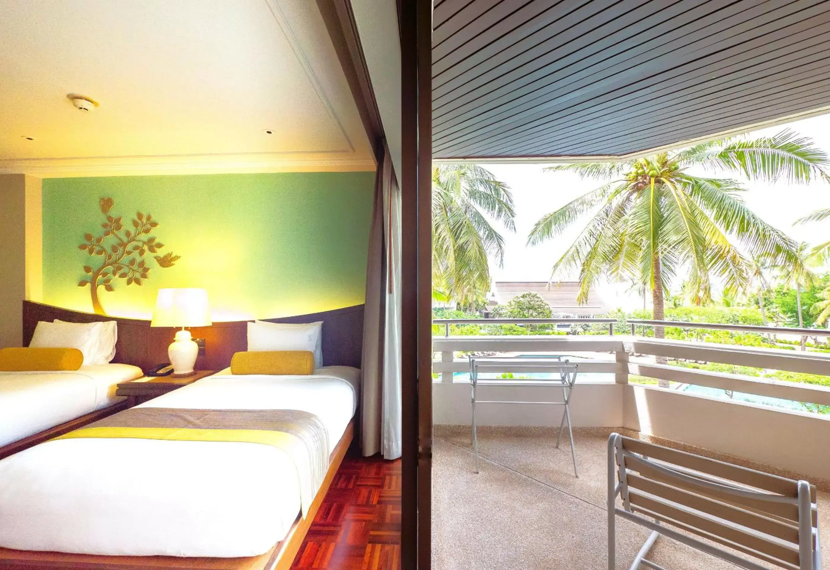 View (from property/room), Bed in The Regent Cha Am Beach Resort, Hua Hin View (from property/room), Bed in The Regent Cha Am Beach Resort, Hua Hin