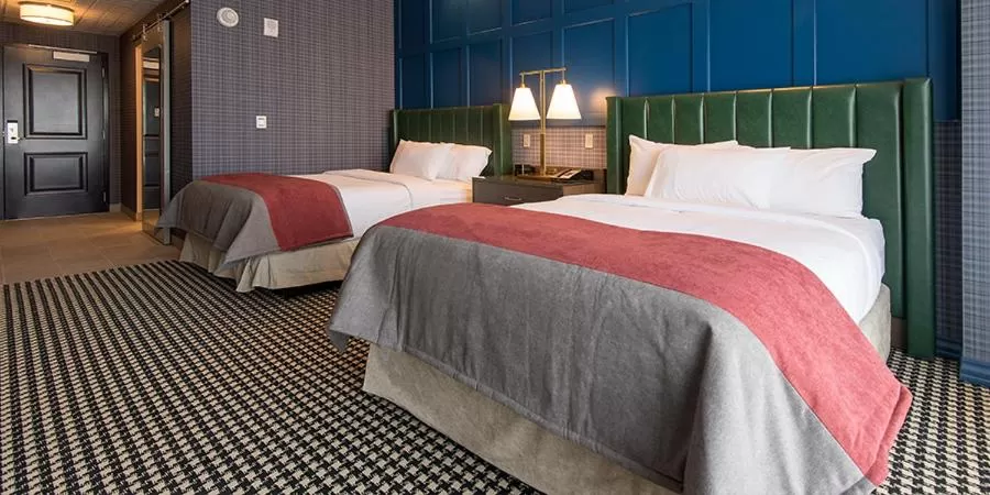 Bed in Oak Grove Racing Gaming Hotel