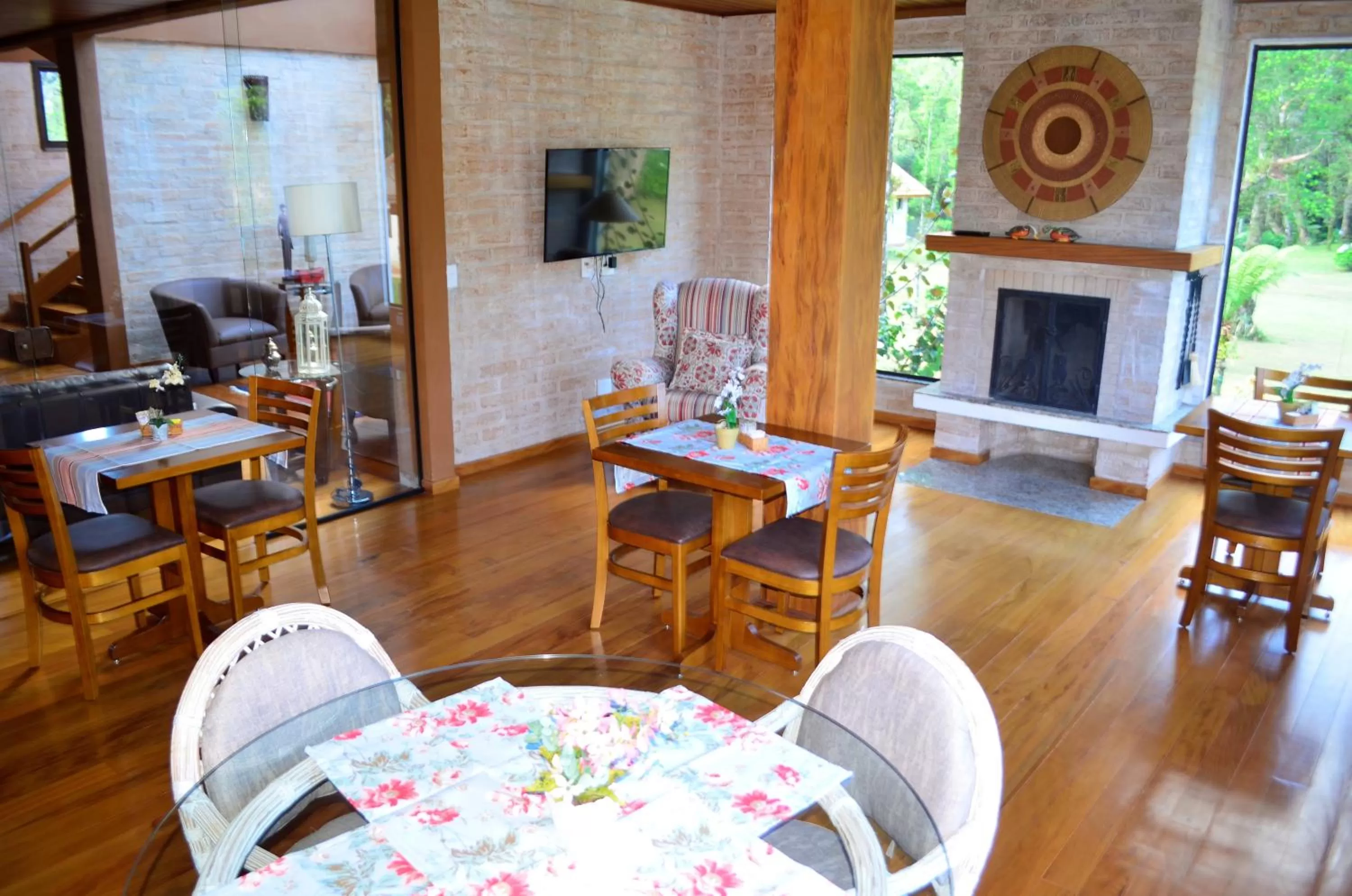 Living room in Pousada Toca Da Coruja