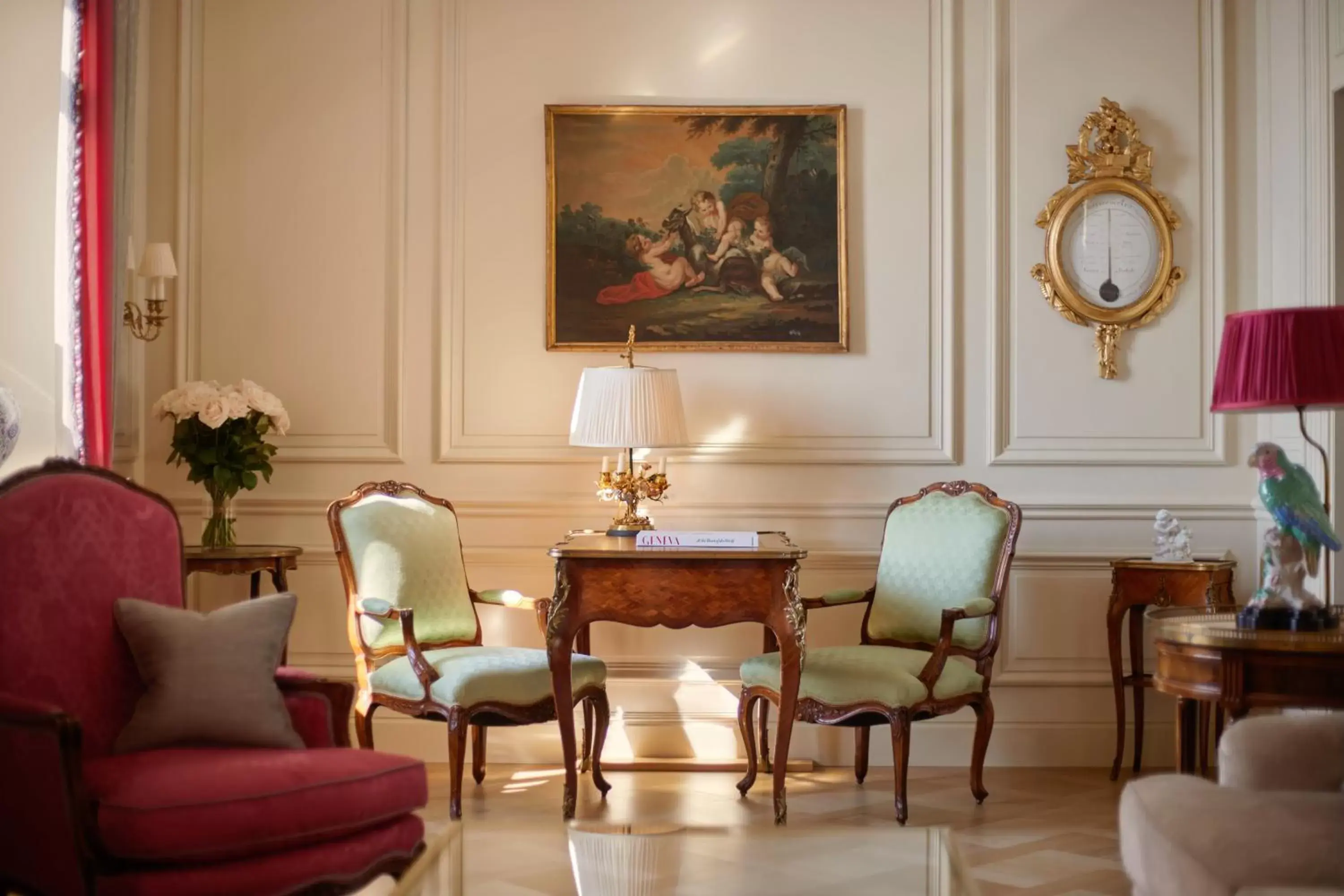 Living room in Beau-Rivage Genève