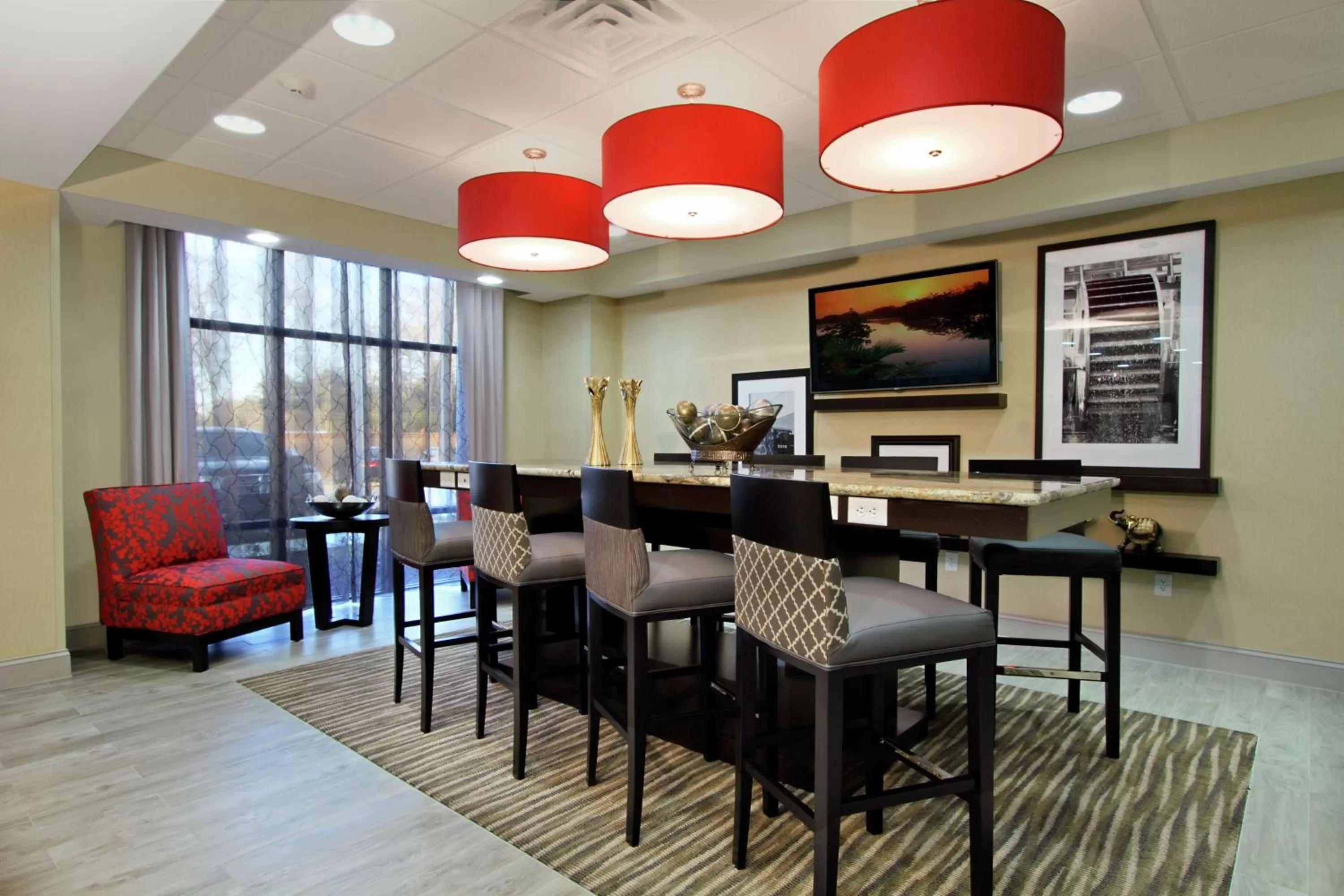 Dining area in Hampton Inn Richland/South Jackson