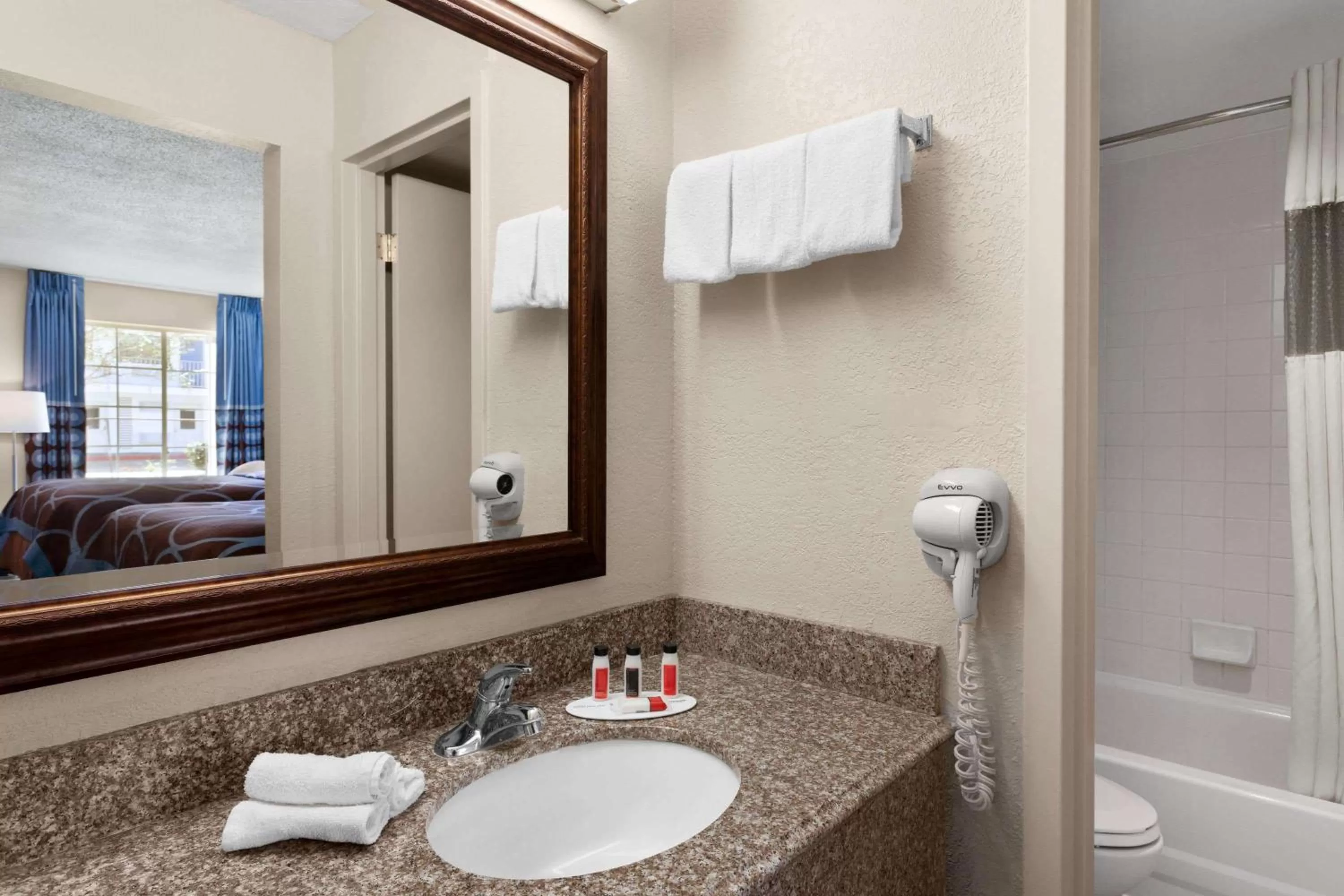 Bathroom in Super 8 by Wyndham Gulfport Airport NW Near Biloxi
