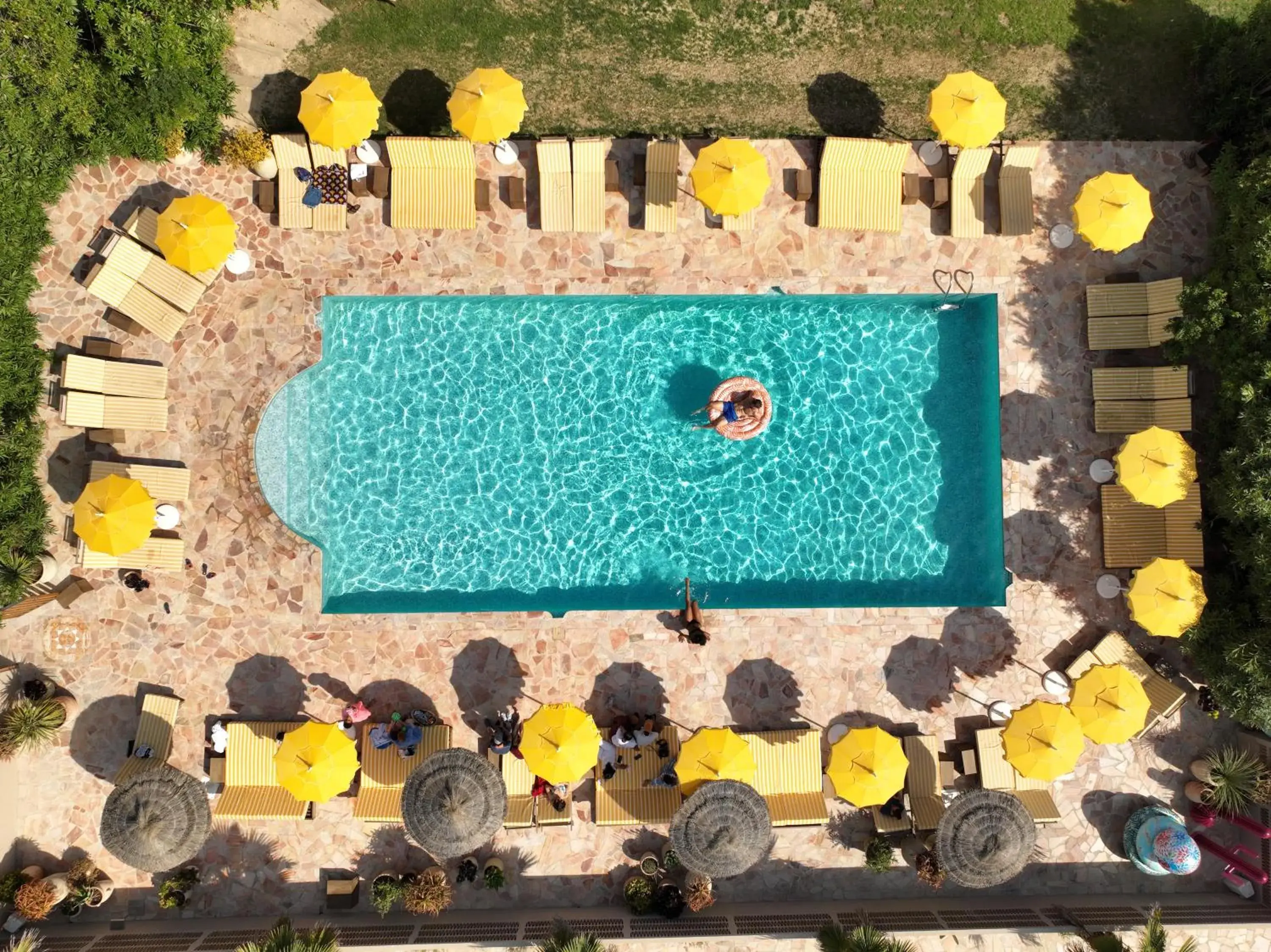 Bird's eye view, Pool View in Hotel Casarose