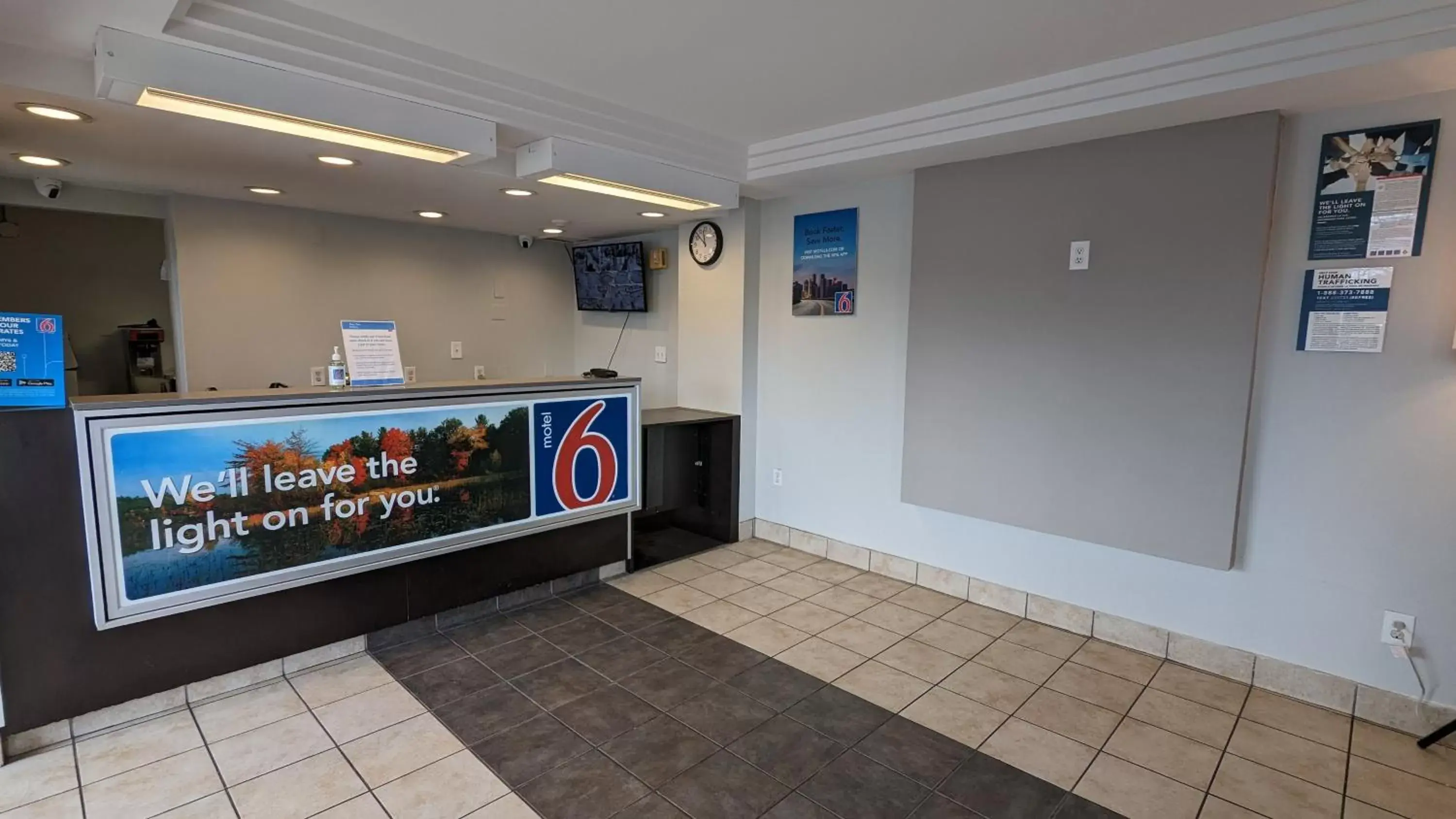 Lobby or reception, Lobby/Reception in Motel 6-Leominster, MA