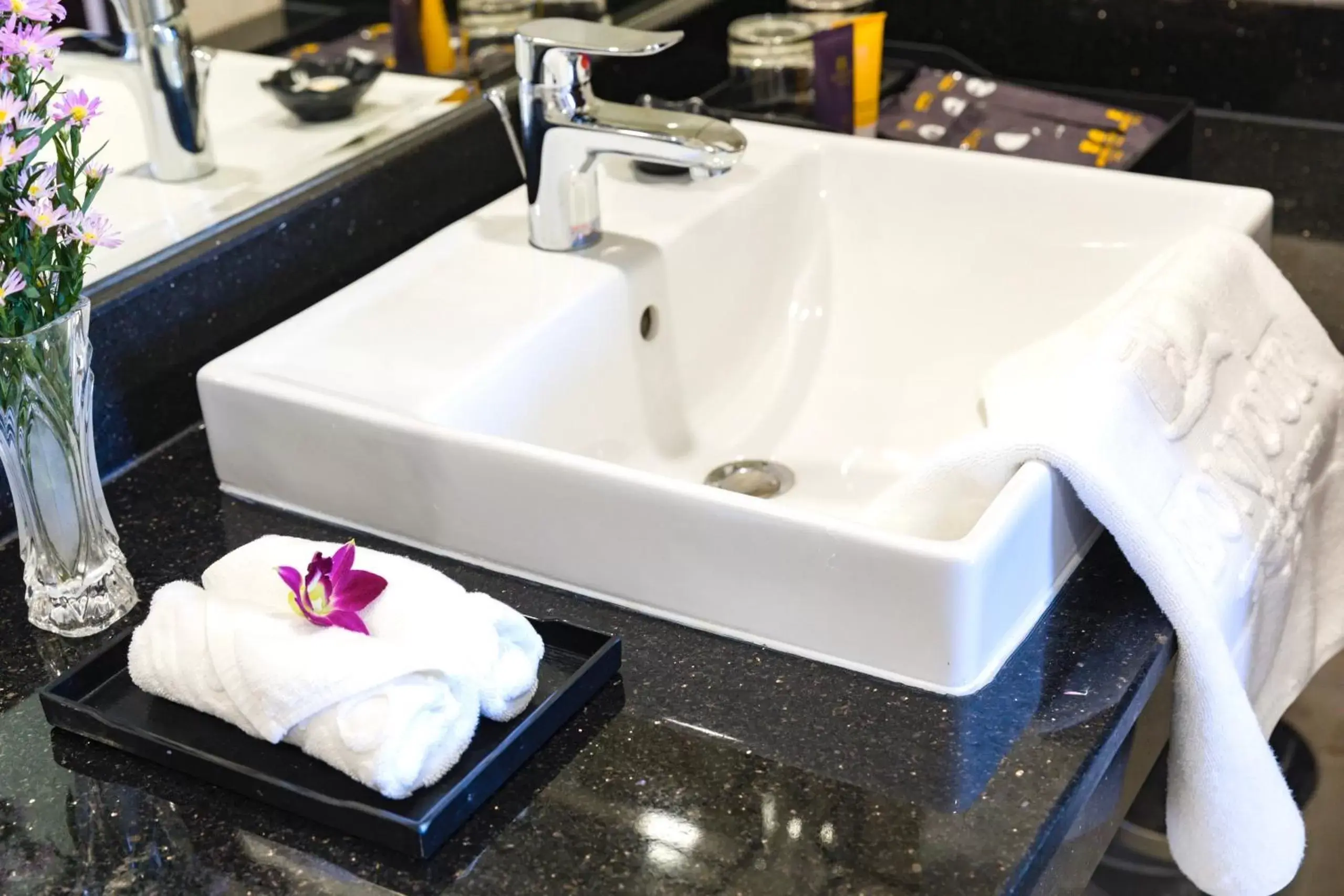 towels, Bathroom in Bonjour Nha Trang Hotel