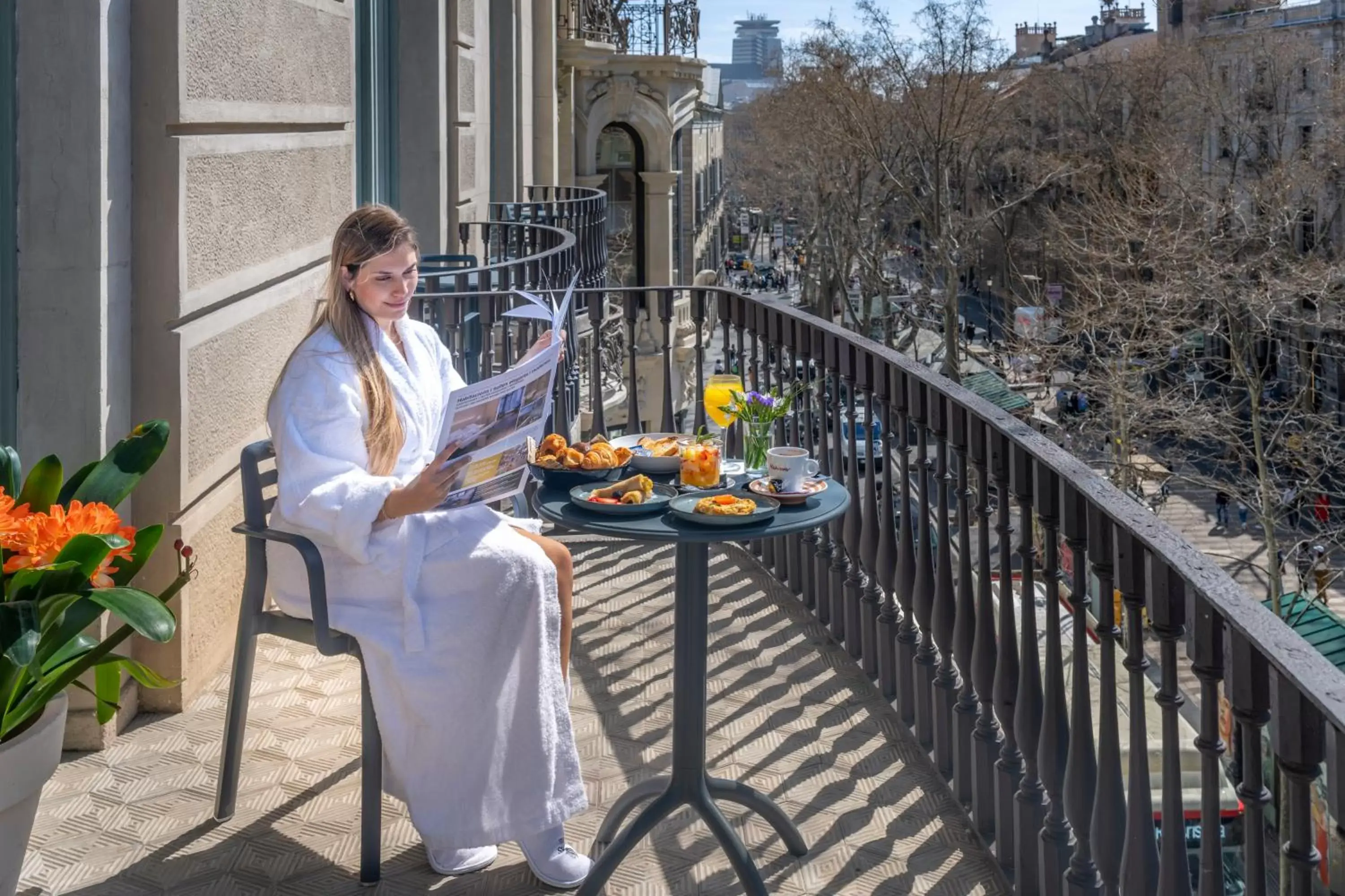 City view in Hotel SERHS Rivoli Rambla City view in Hotel SERHS Rivoli Rambla