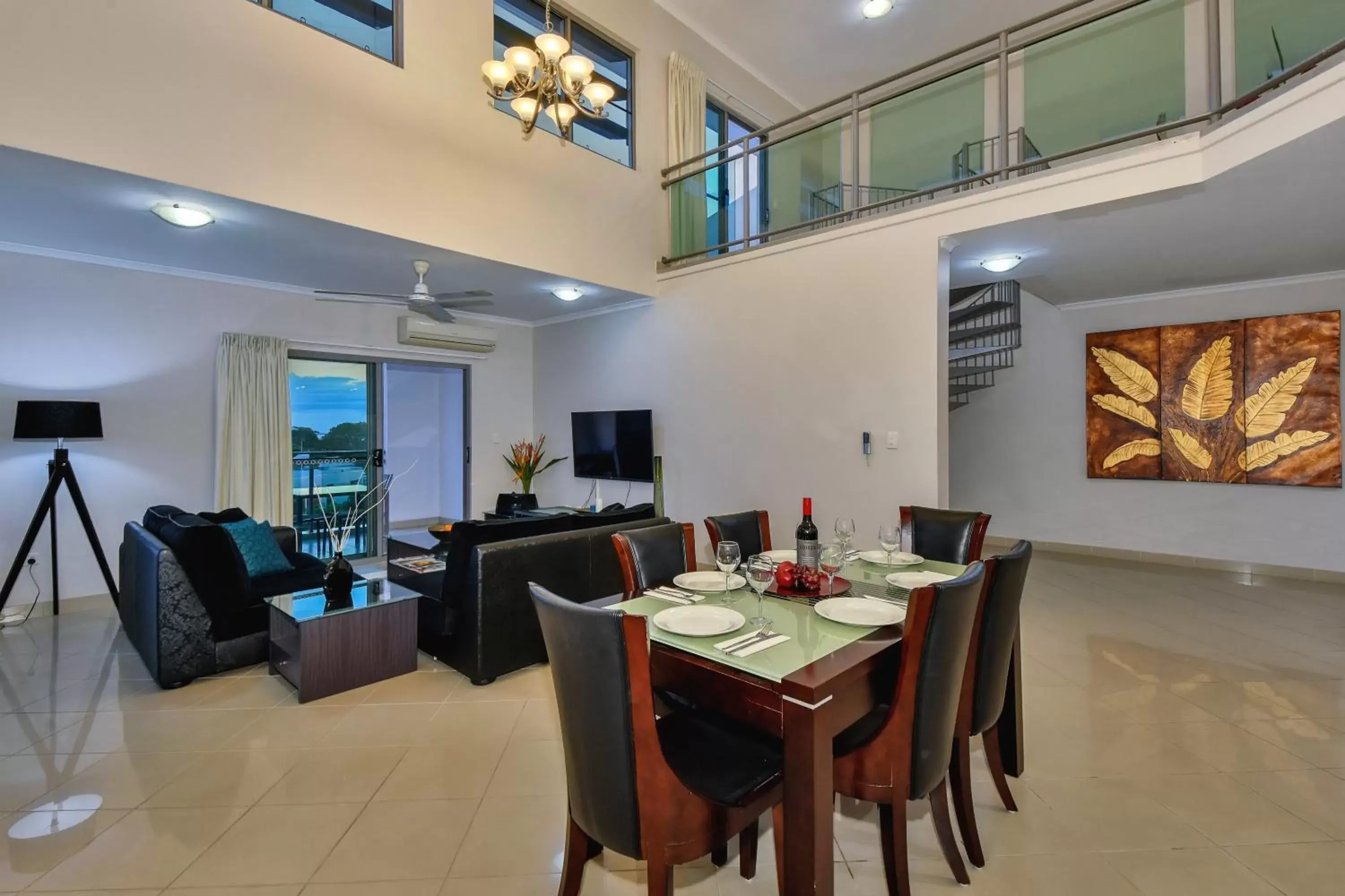 Living room, Restaurant/Places to Eat in Argus Apartments Darwin