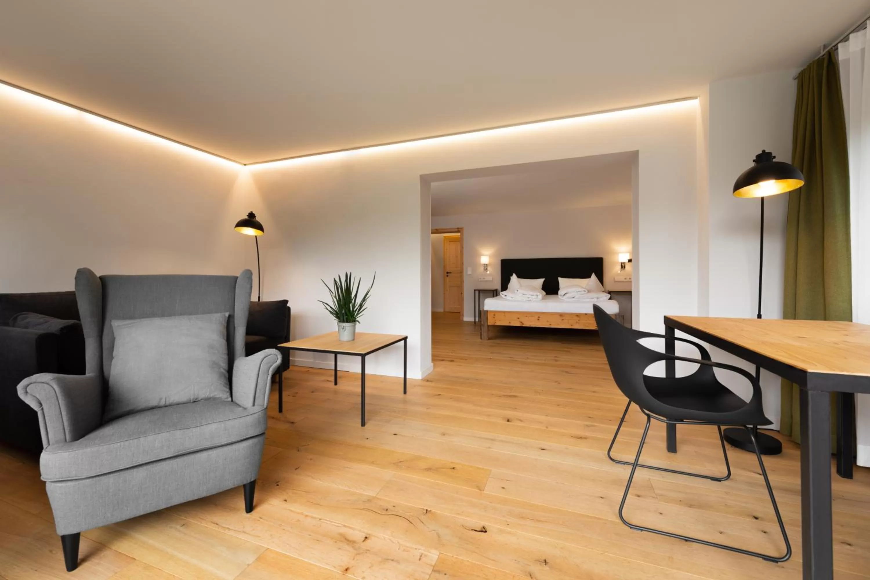 Living room, Bed in freistil Boutiquehotel