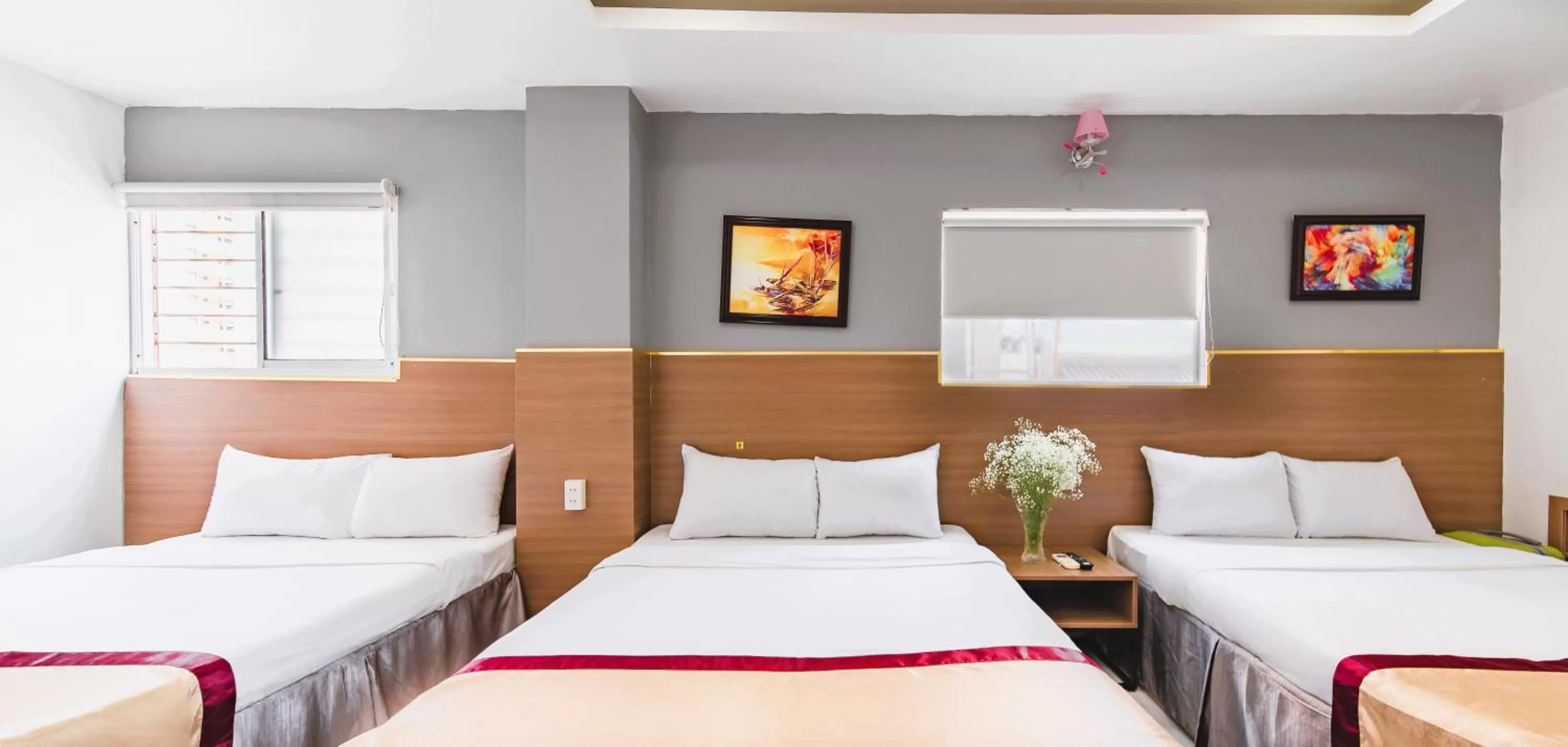 Bed in Arise Seaside Hotel