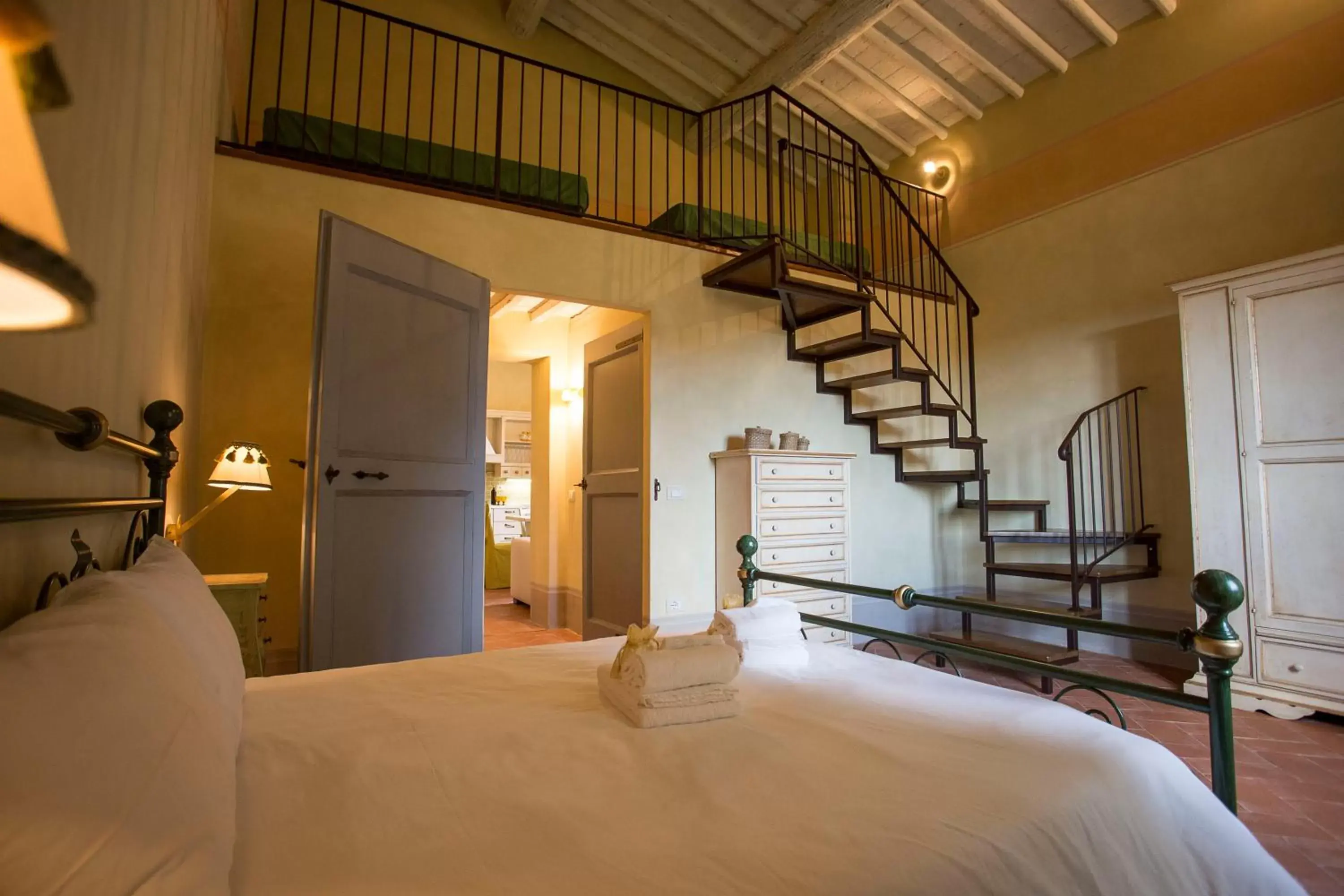 Bed in Podere San Pietro Resort