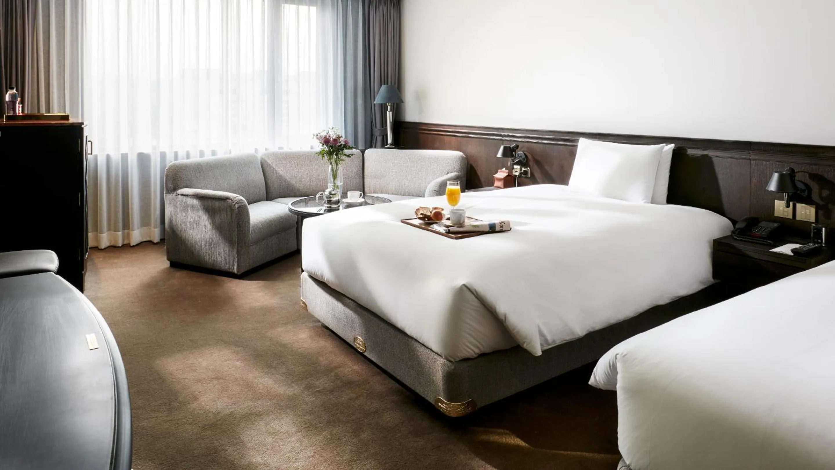 Decorative detail, Bed in Maison Glad Jeju