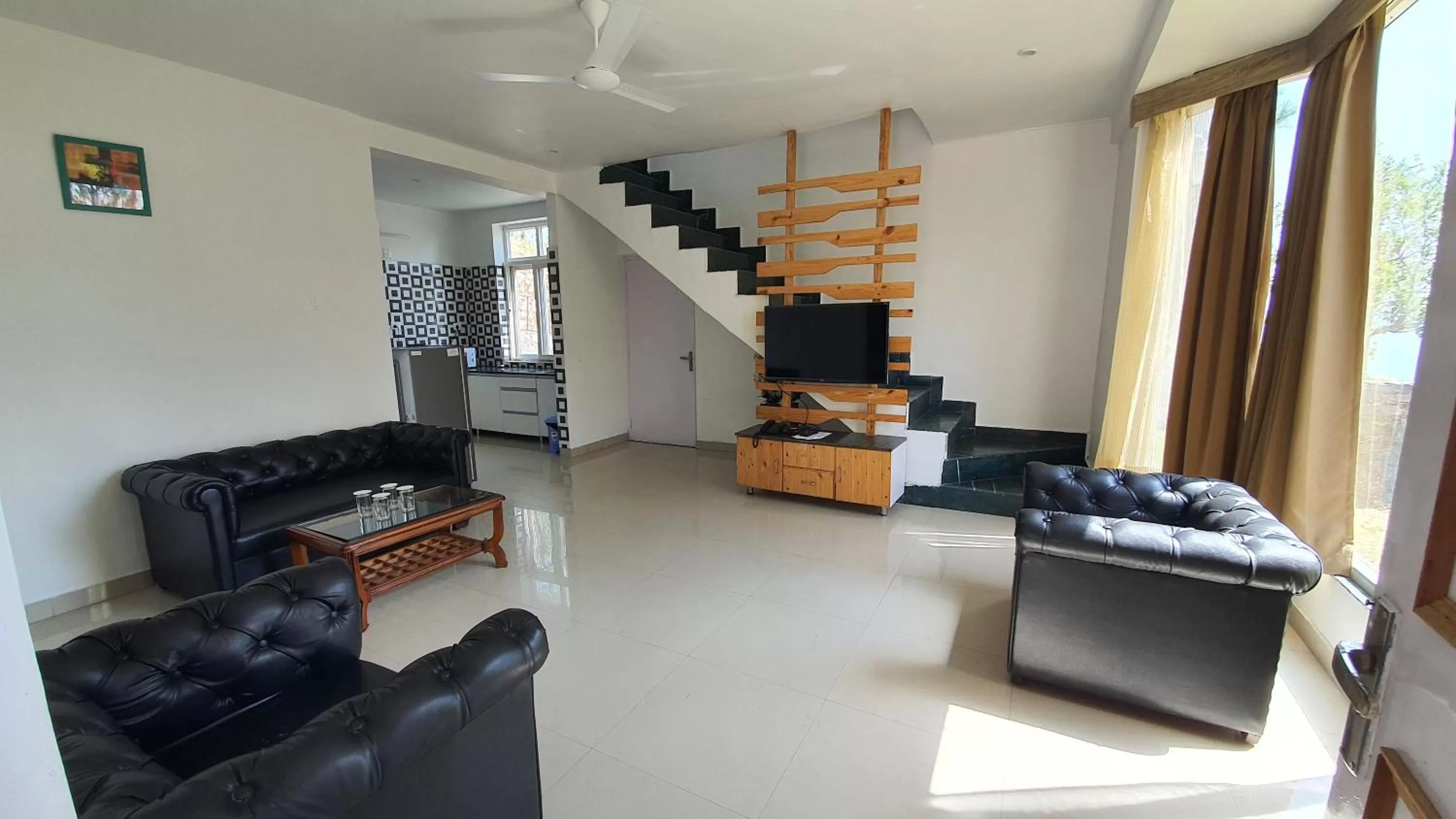 Living room, Seating Area in Blue Pine Orchards - Villas