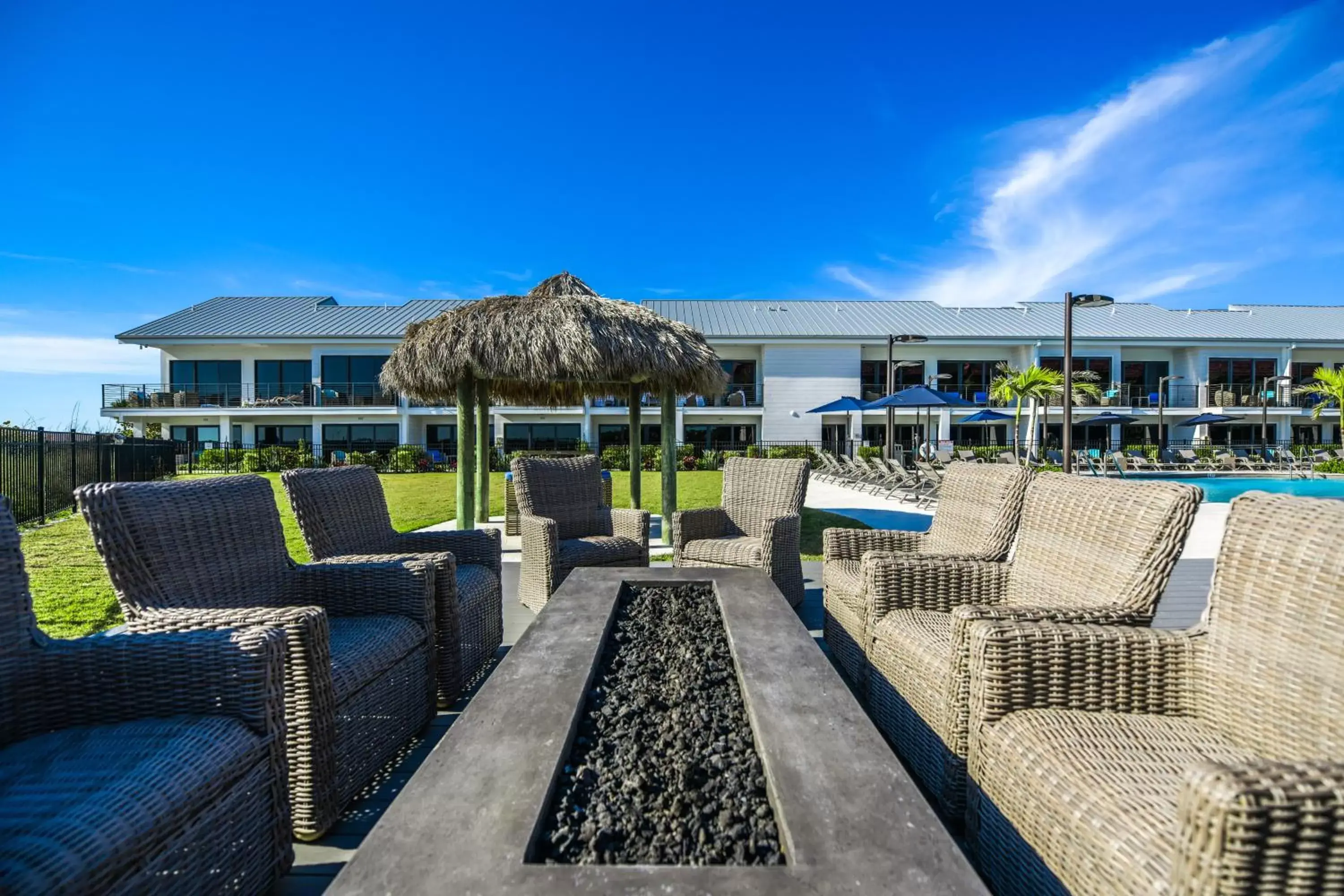 flat iron, Swimming Pool in Anna Maria Beach Resort