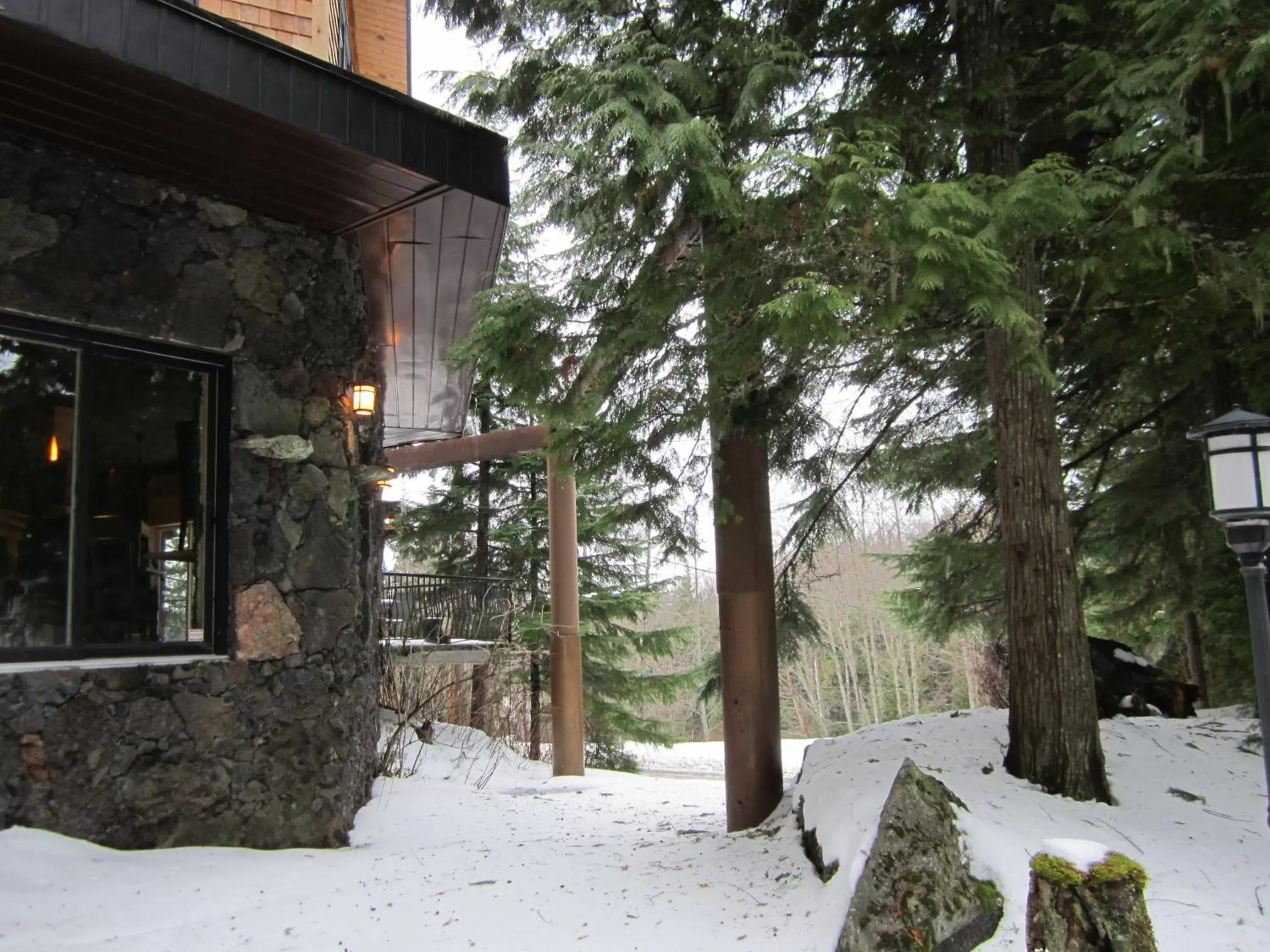 Facade/entrance, Winter in The Lodge At Skeena Landing