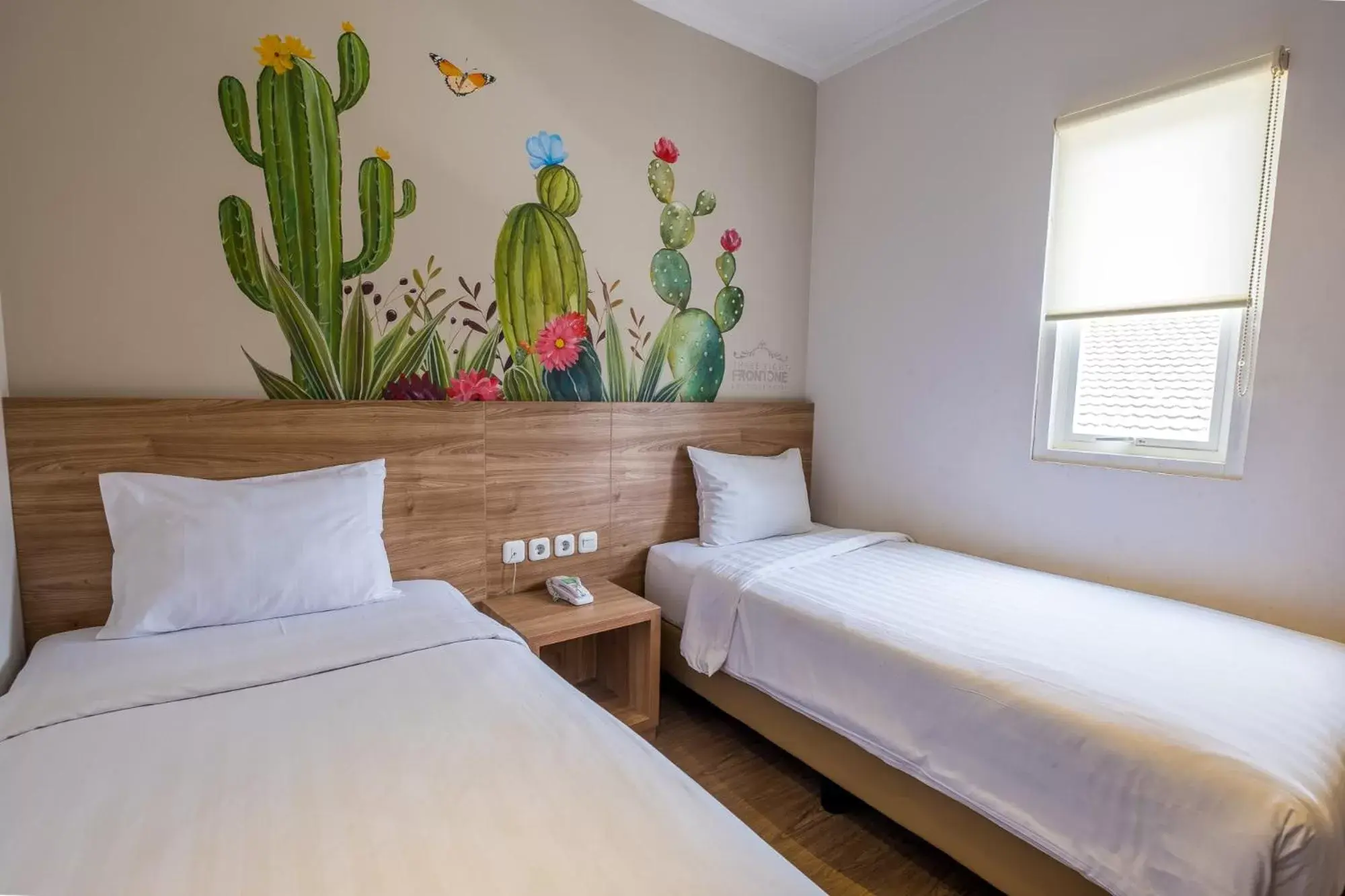 Superior Twin Room in Three Eight Front One Boutique Batu Malang Superior Twin Room in Three Eight Front One Boutique Batu Malang