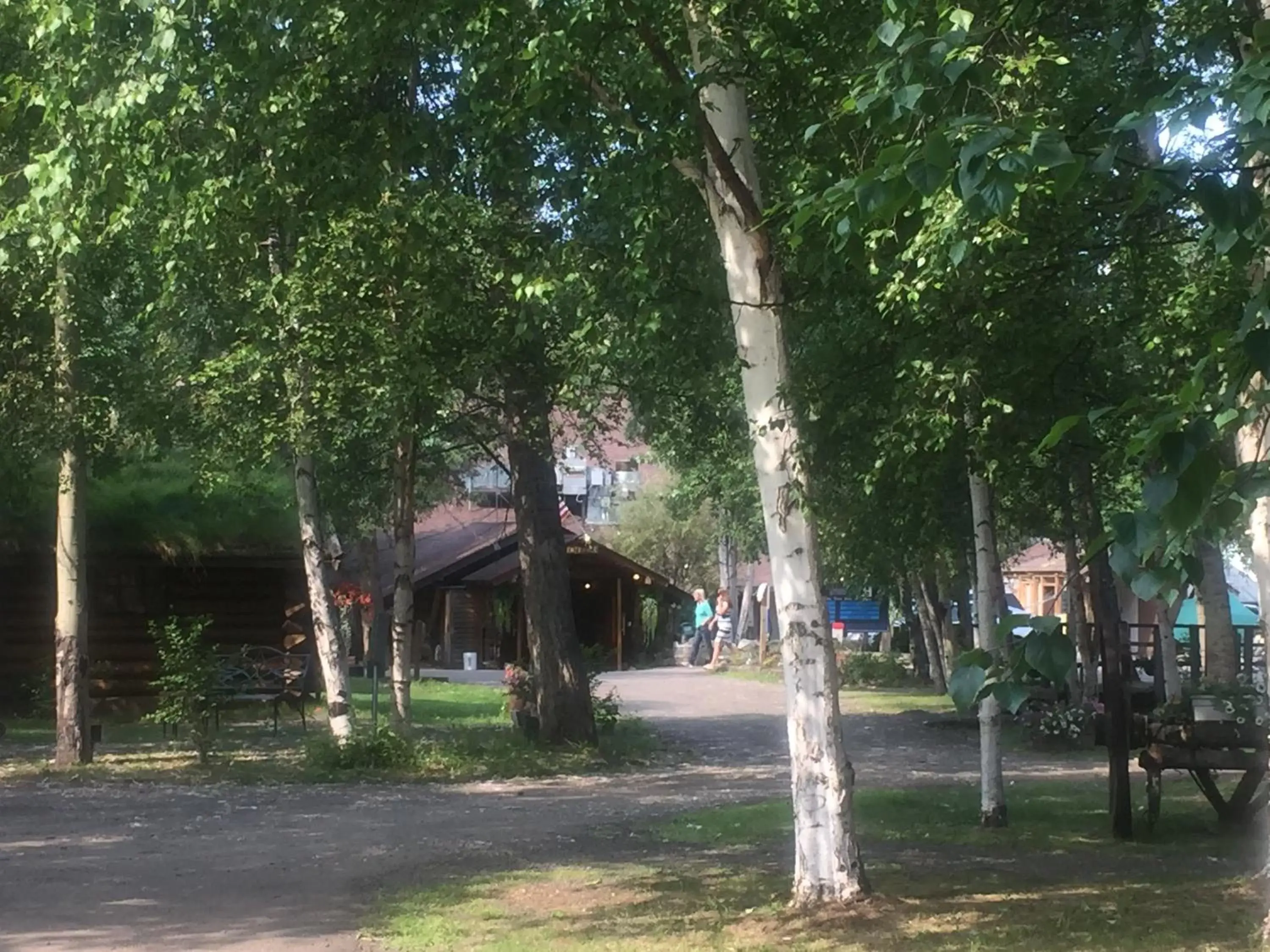 Property building, Garden in Chena Hot Springs Resort