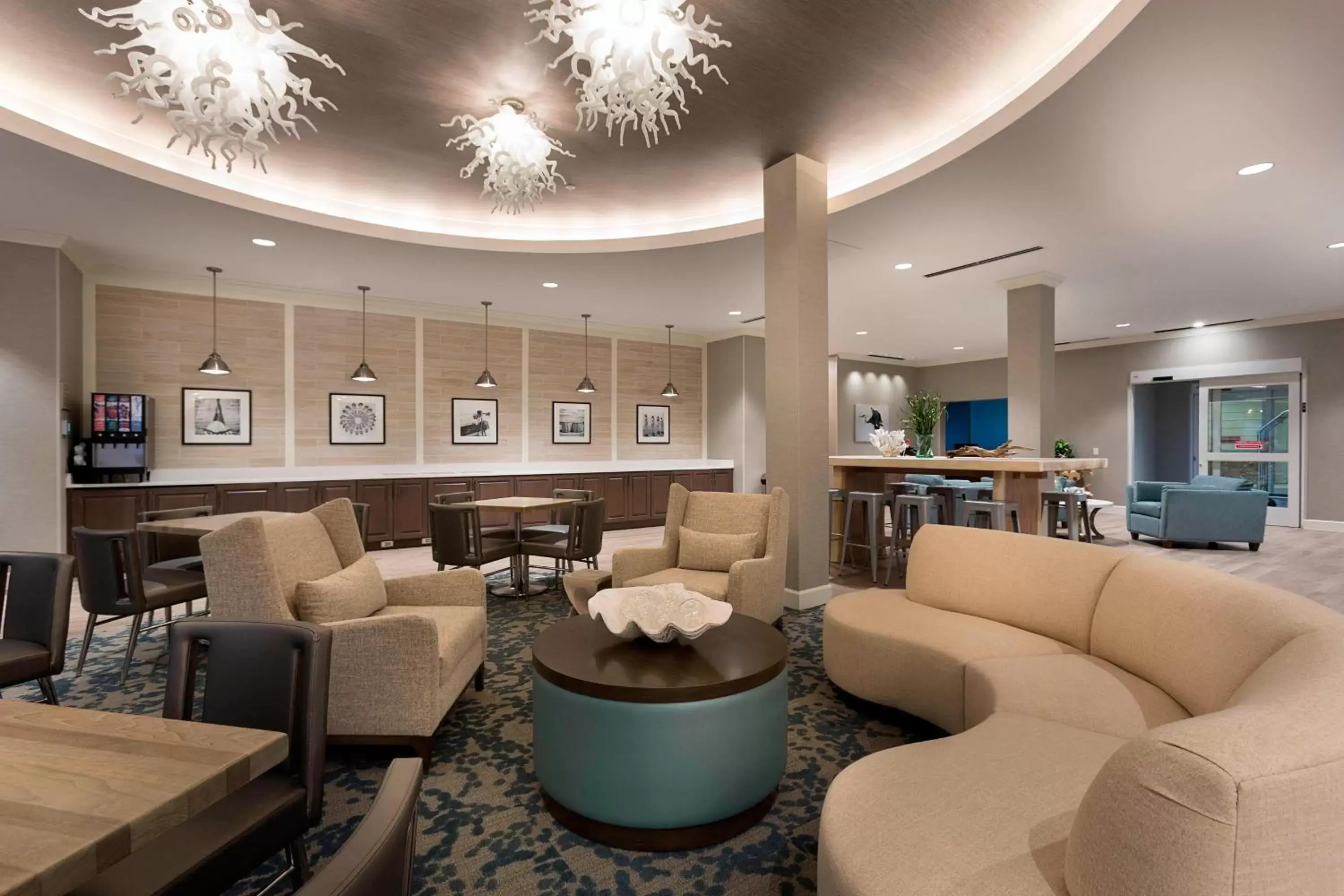 Lobby or reception, Lounge/Bar in SpringHill Suites by Marriott New Smyrna Beach