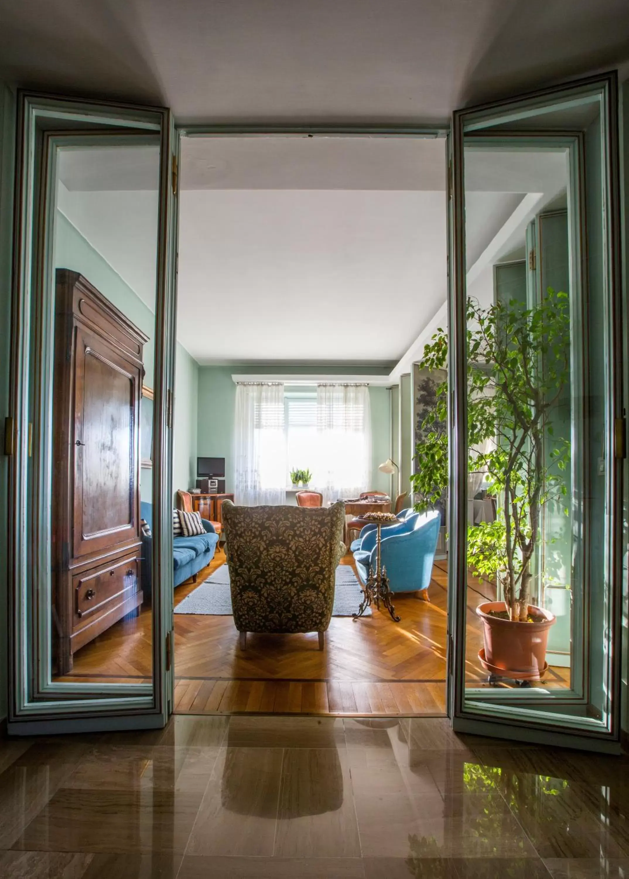 Living room in Gianduja B&B