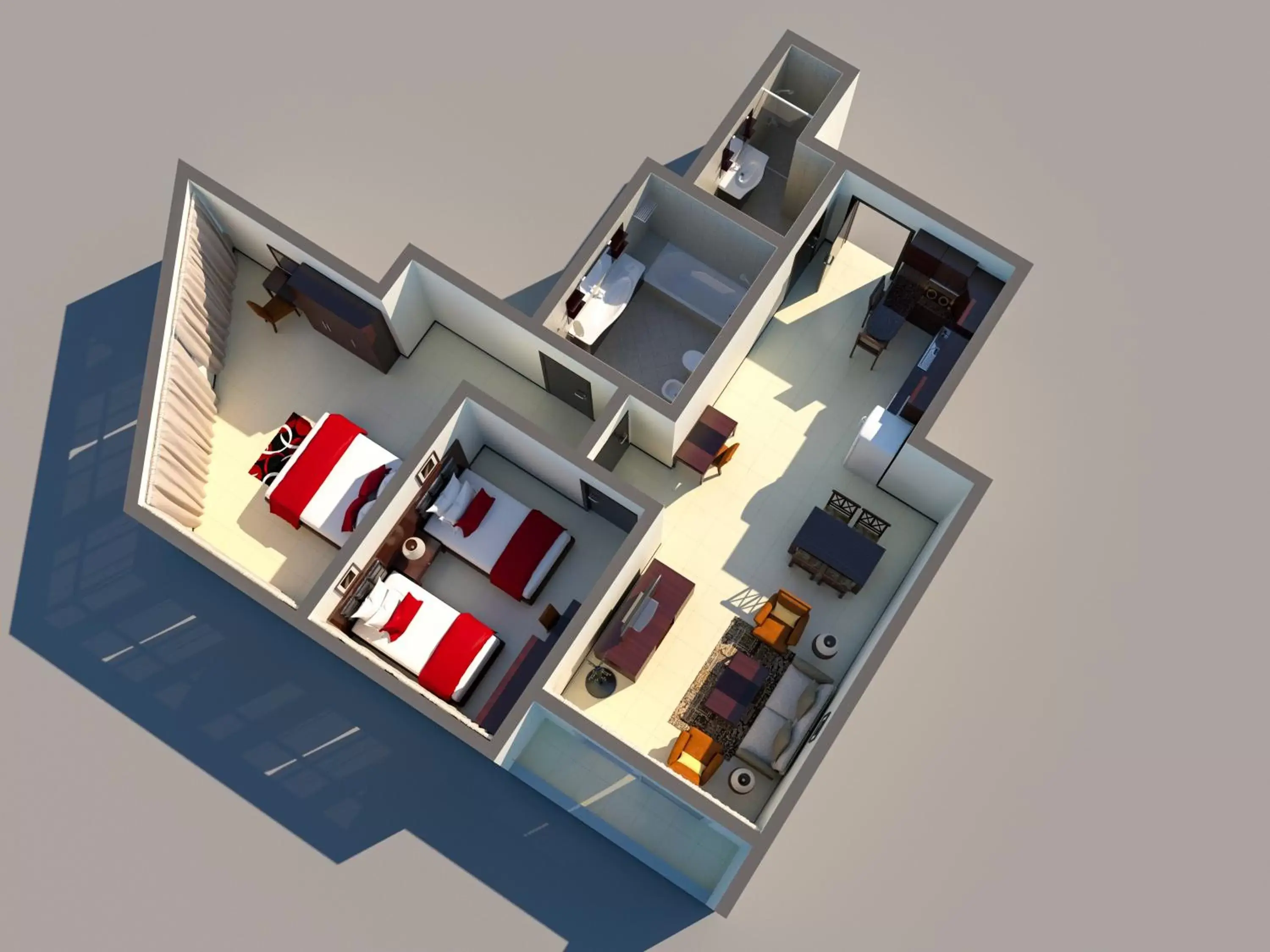 Other, Floor Plan in Ewan Ajman Suites Hotel