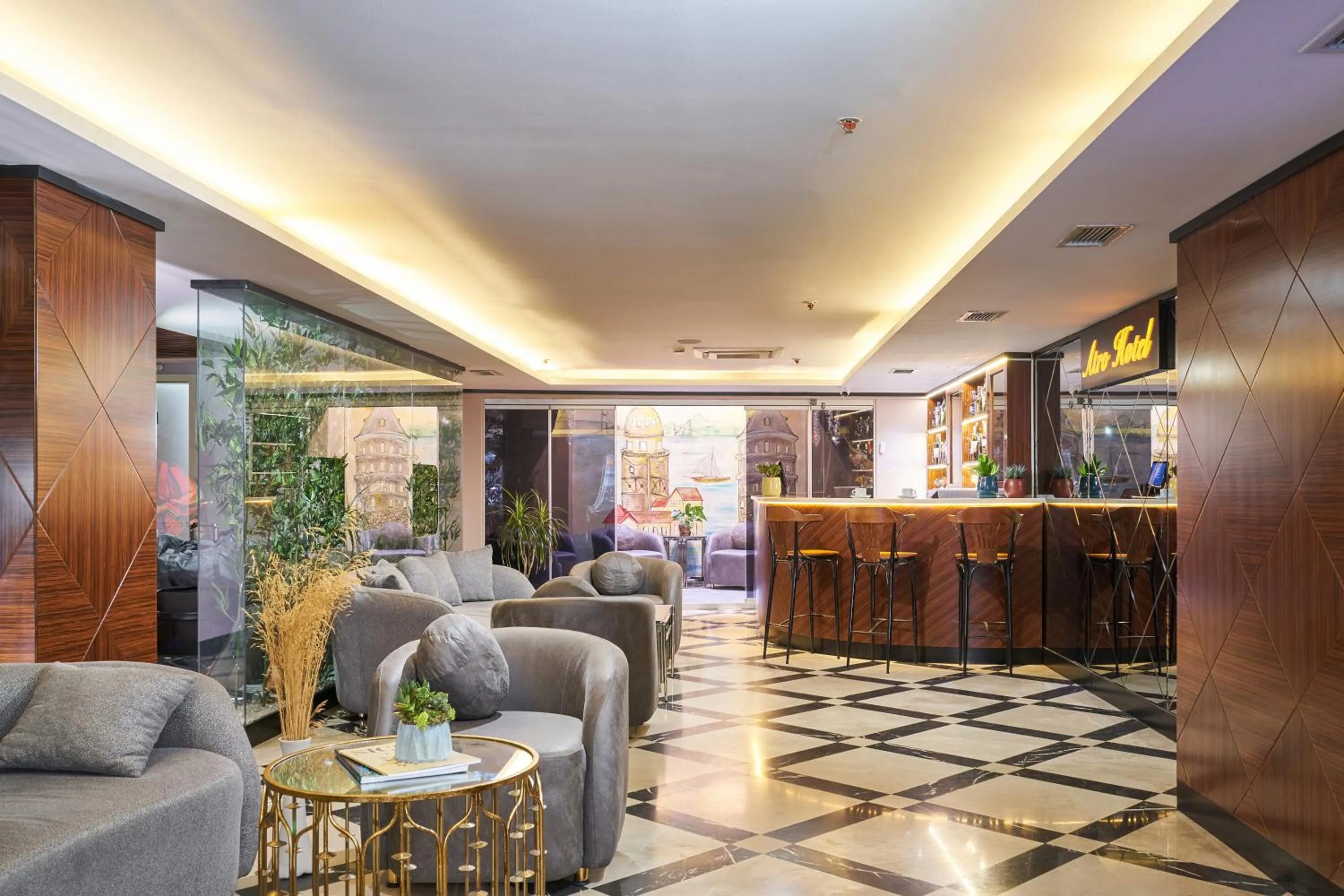 Lobby or reception in Atro Hotel