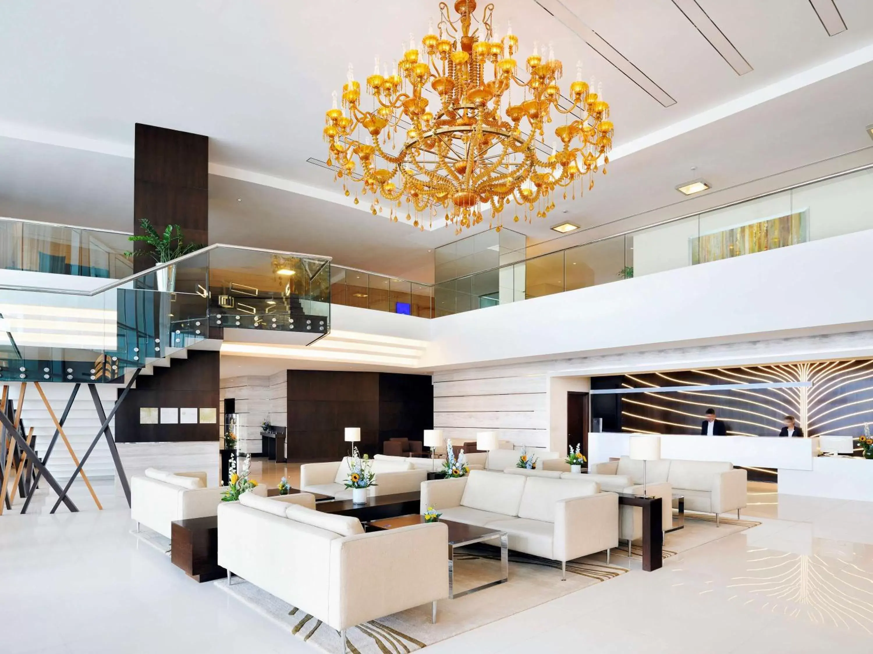 Property building, Lobby/Reception in Novotel Dubai Al Barsha