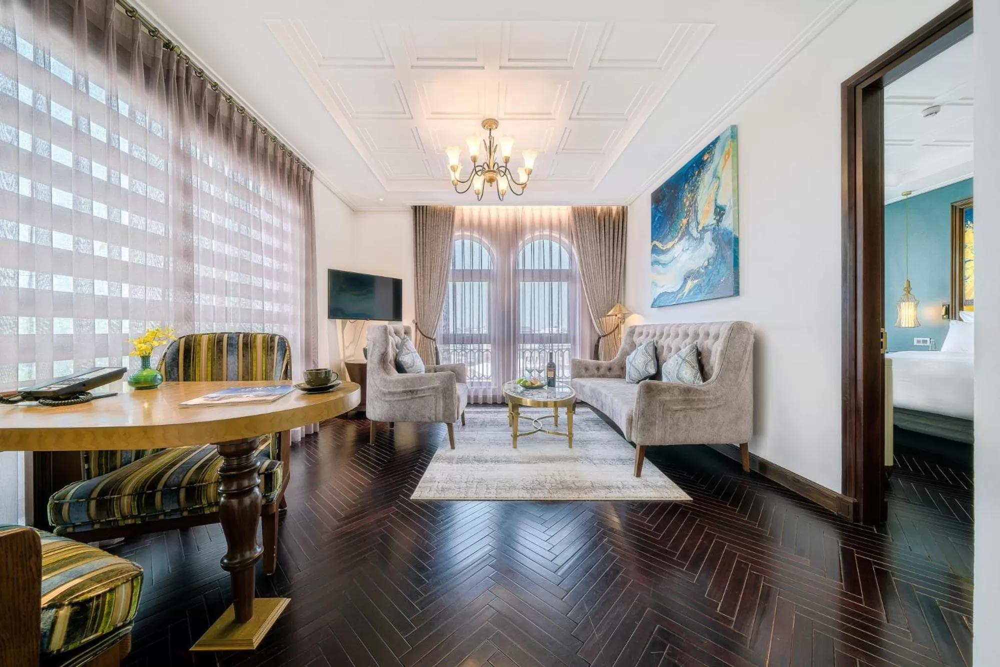 Living room in Peridot Grand Luxury Boutique Hotel