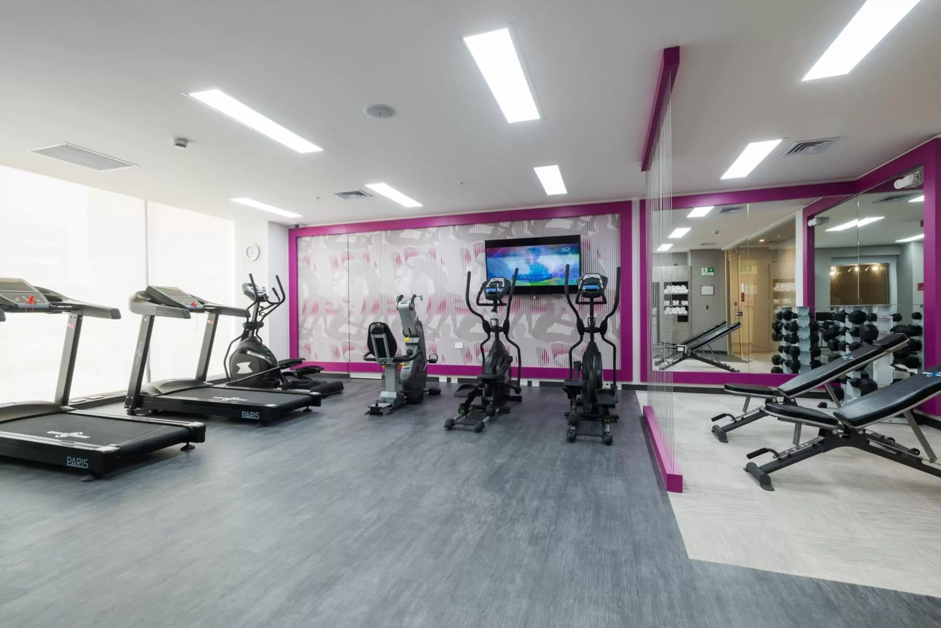Fitness centre/facilities, Fitness Center/Facilities in Crowne Plaza Barranquilla, an IHG Hotel