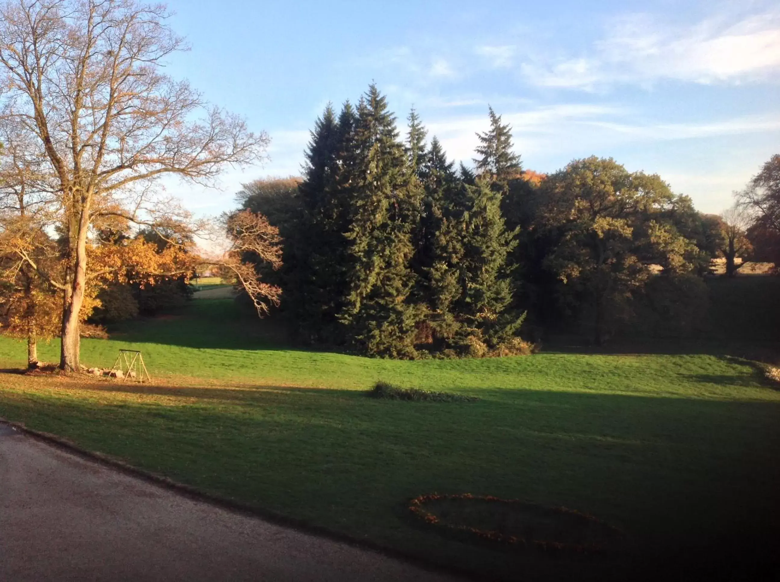 Garden view in Château de La Ville-Huë