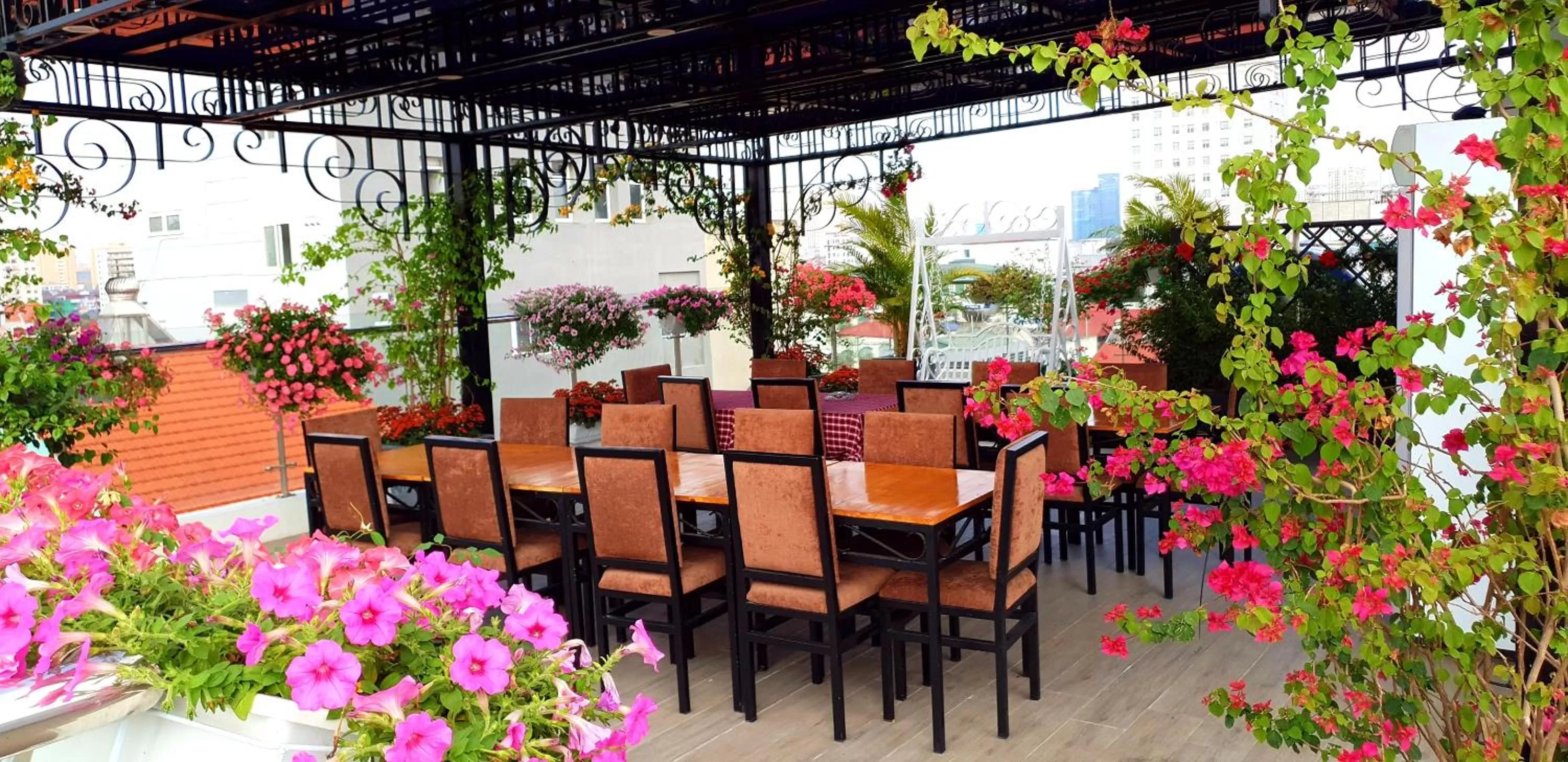 BBQ facilities in Newsky Serviced Apartment