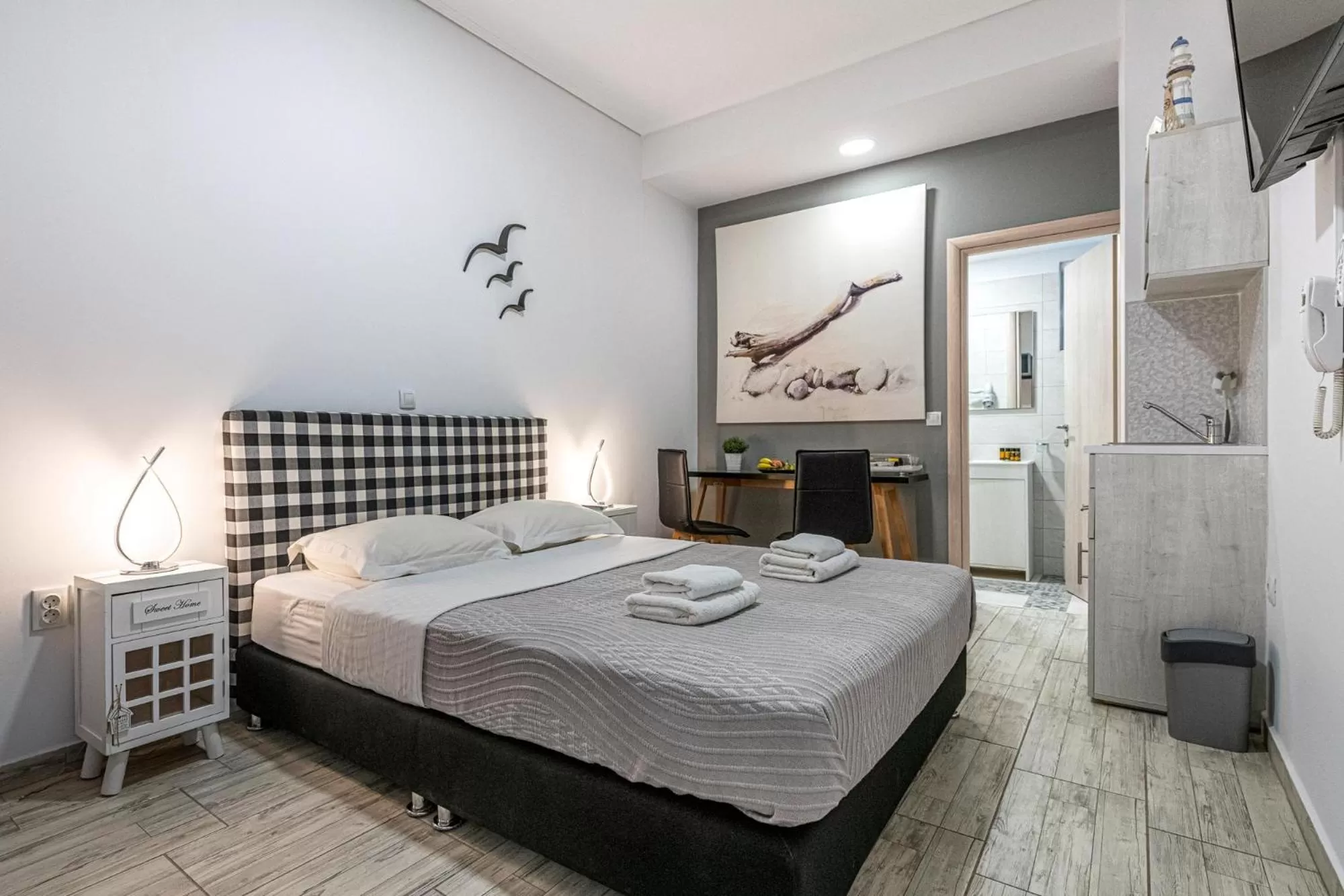 Photo of the whole room, Bed in Comfort Stay Athens Airport Hotel - FREE shuttle from and to the airport