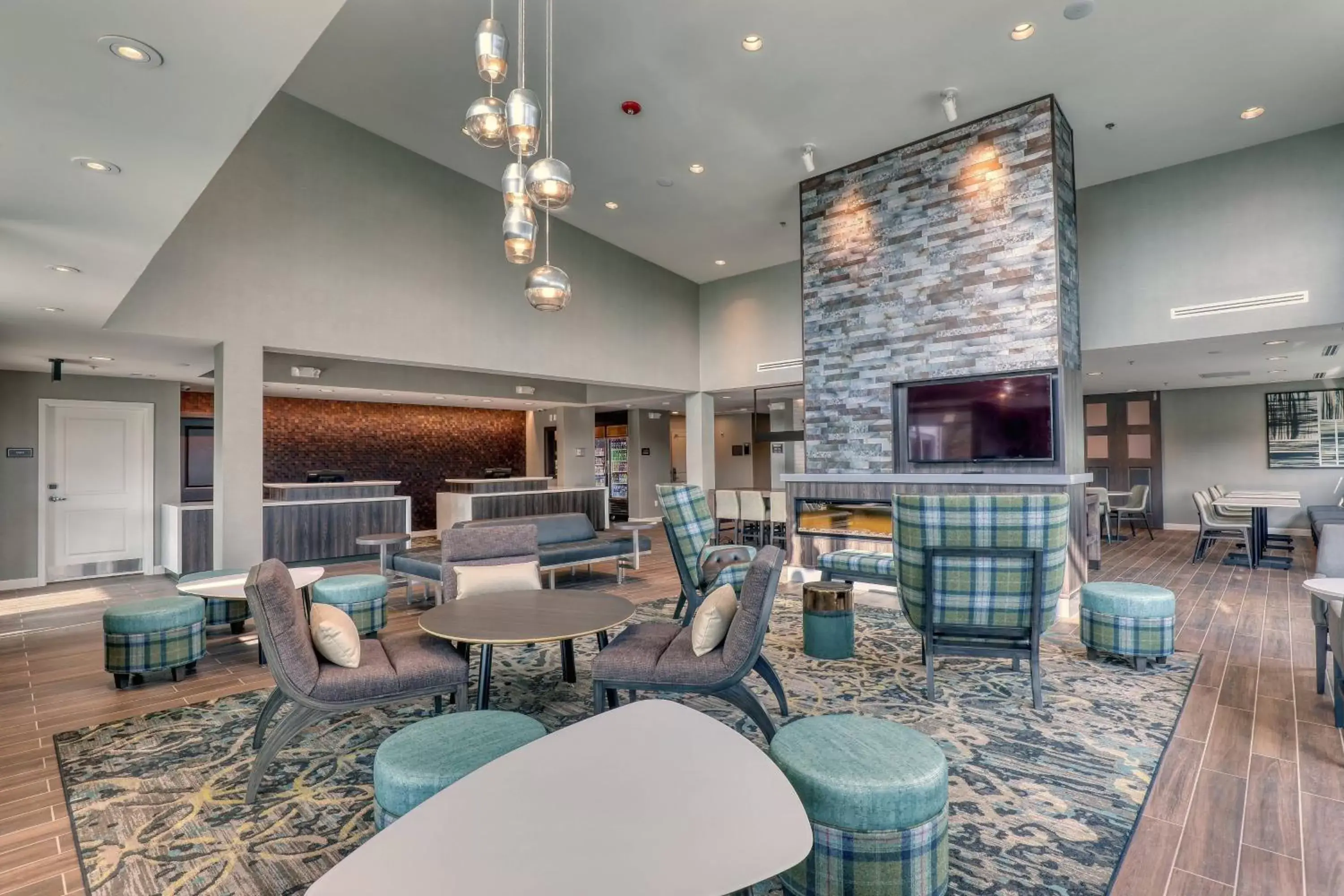 Lobby or reception, Lounge/Bar in Residence Inn by Marriott Providence Lincoln