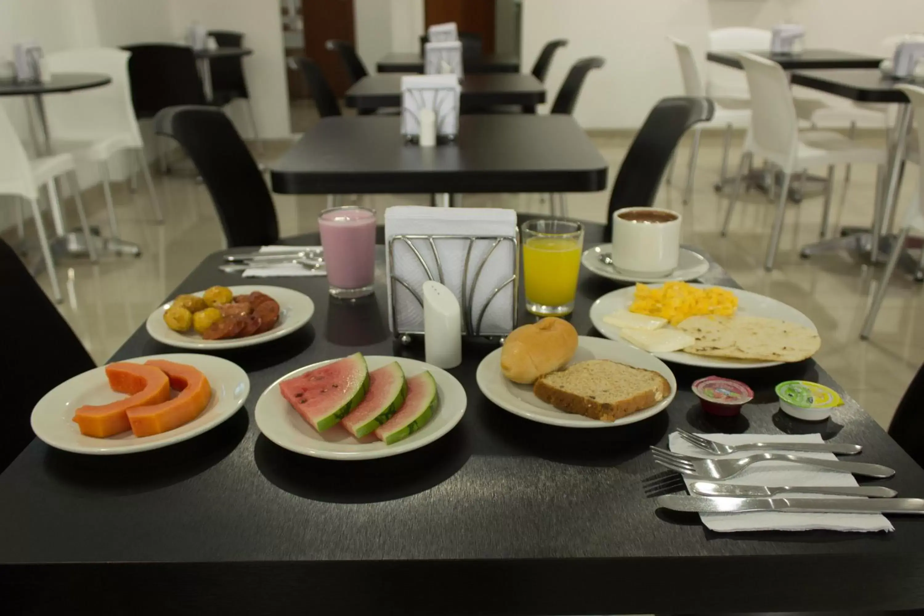 Buffet breakfast in Hotel Casa Galvez