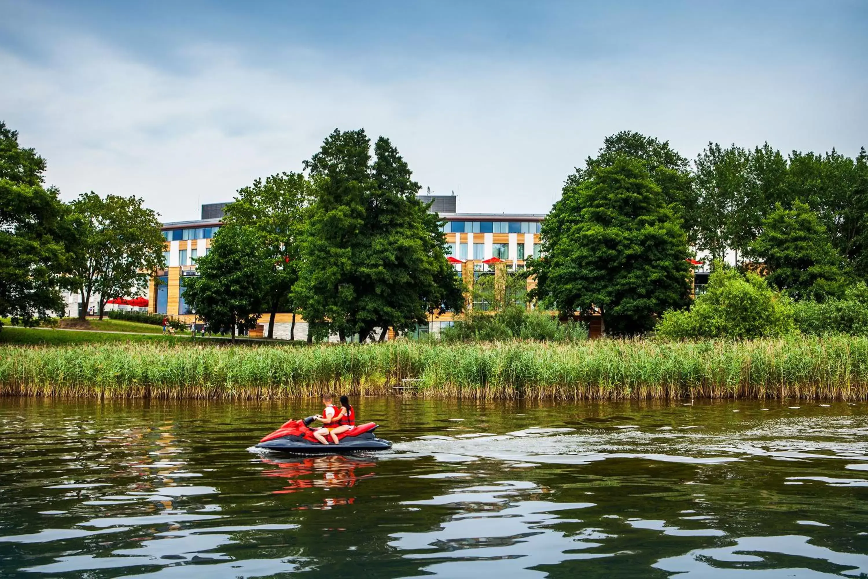 Property building, Canoeing in GrandHotel Tiffi