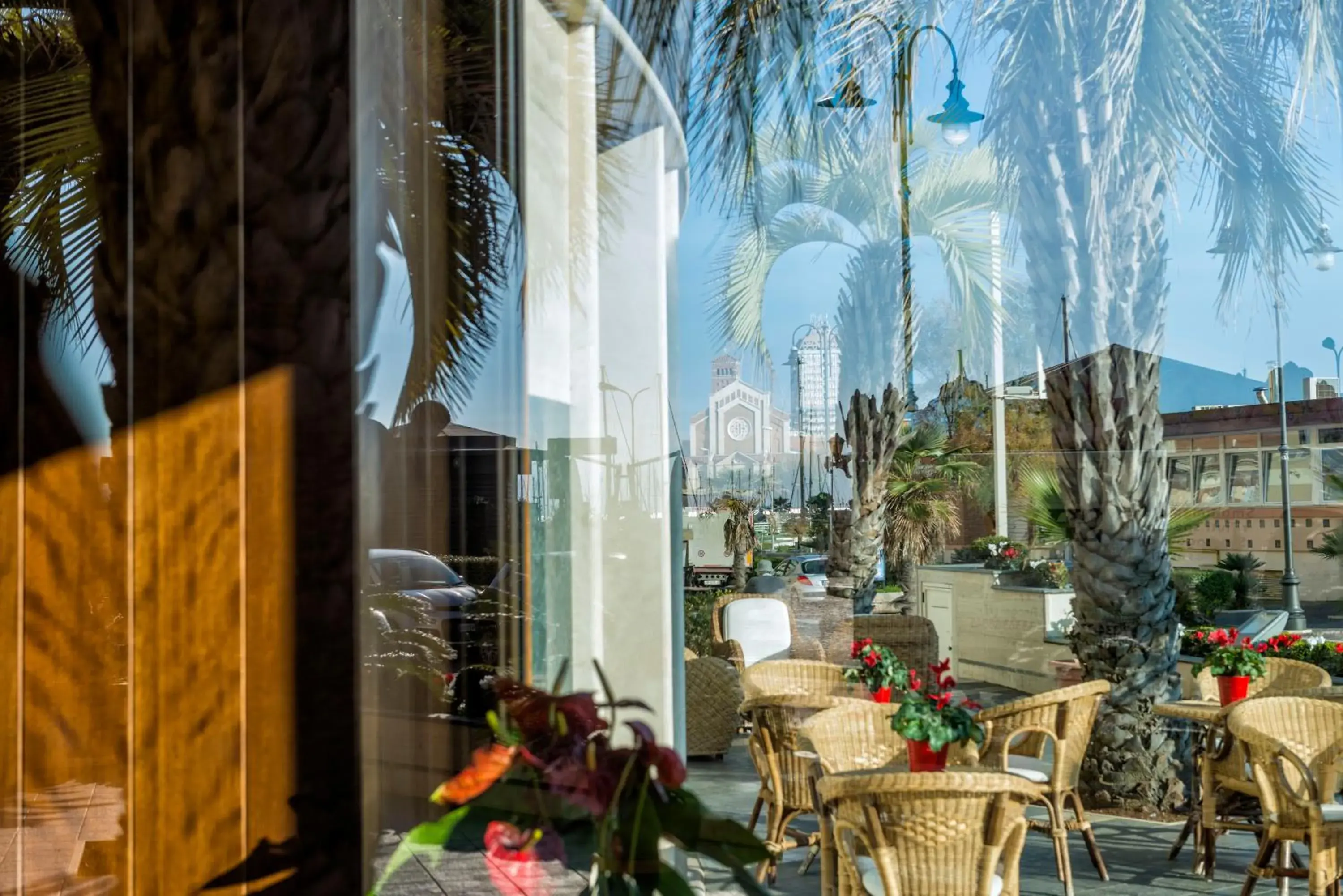 Balcony/Terrace in Astura Palace Hotel