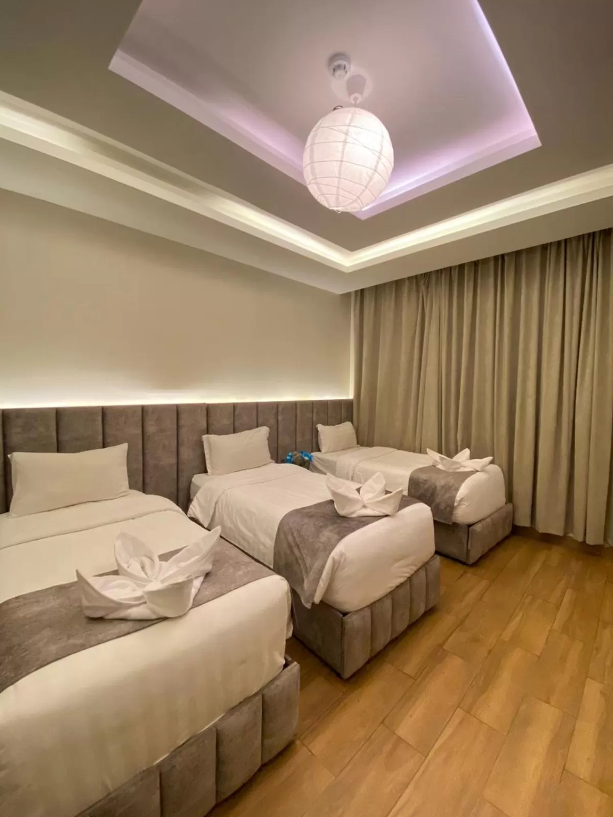 Bed in فندق جولدن توليب أبها - GOLDEN TULIP ABHA HOTEl