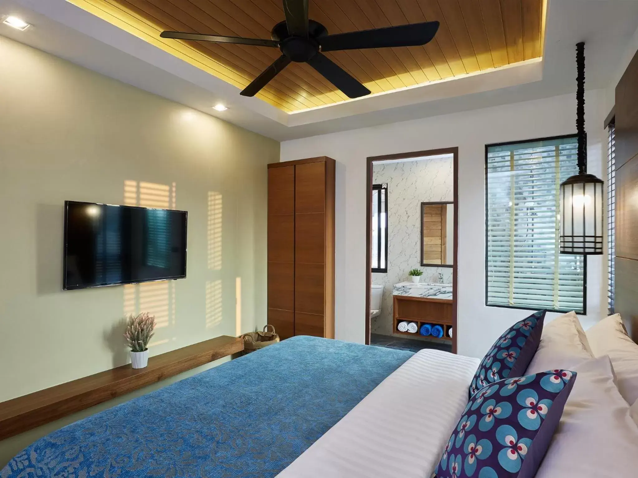 Decorative detail, Bed in Vann Hua Hin Resort