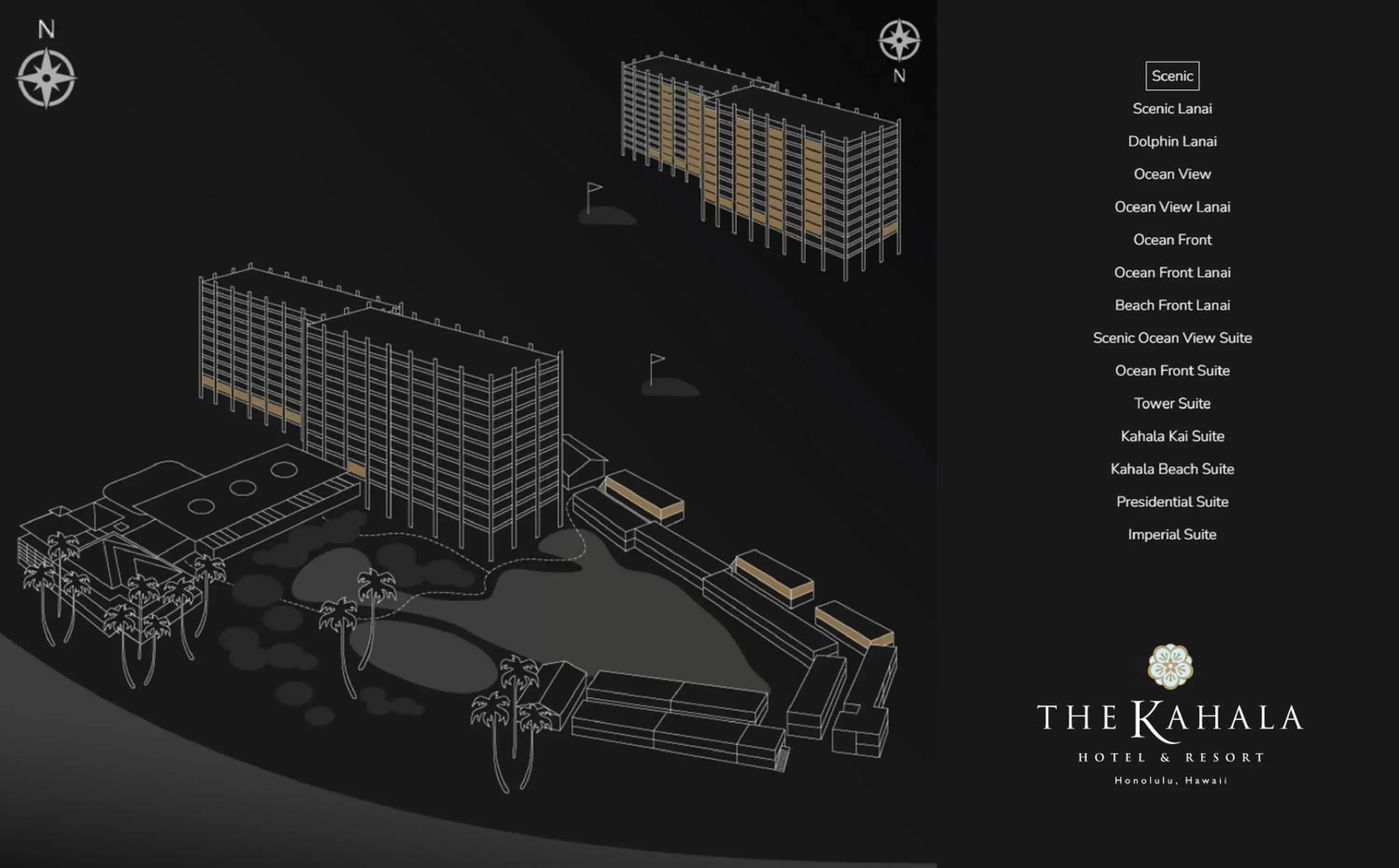 Floor Plan in The Kahala Hotel and Resort