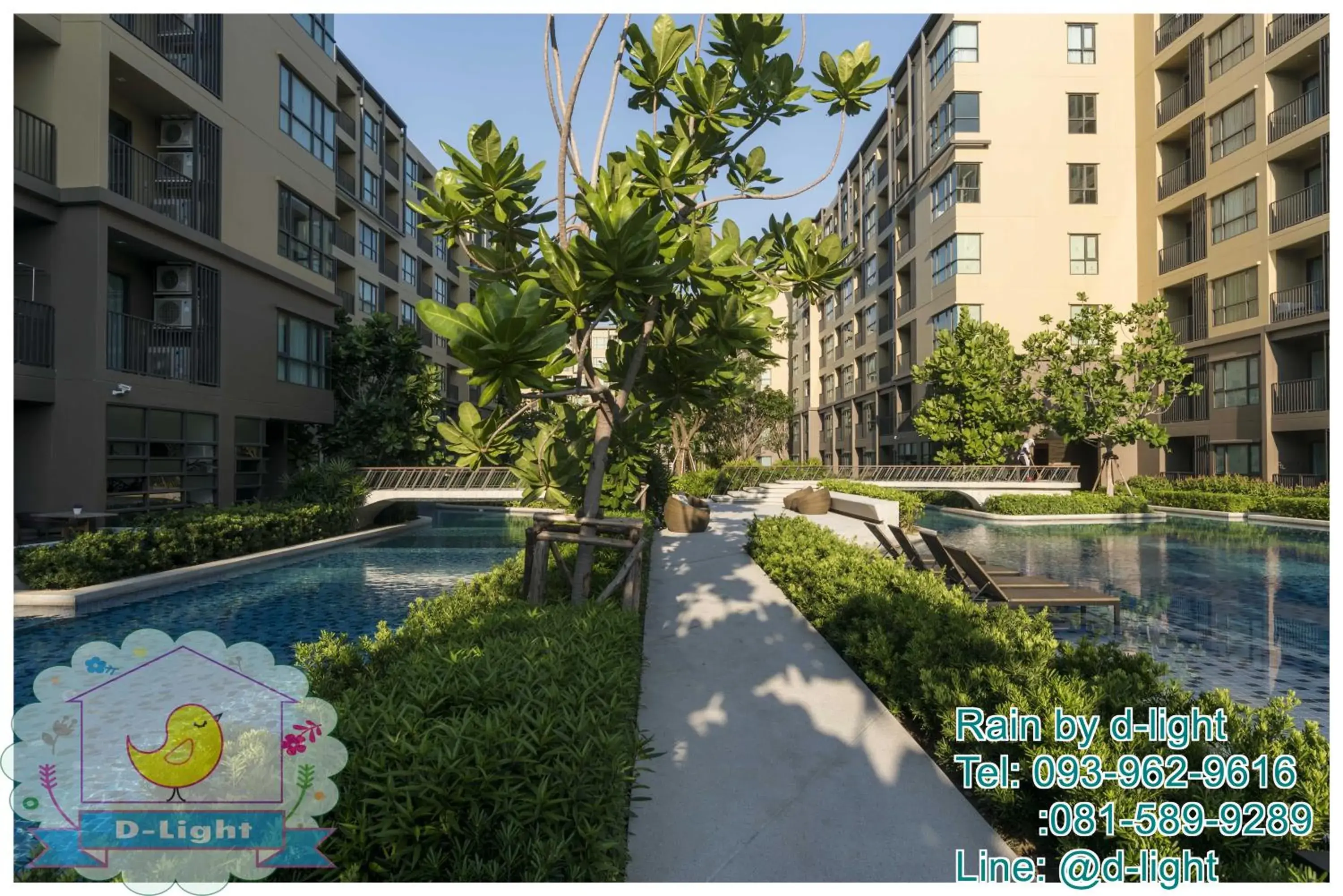 Swimming pool in Rain Cha-am Hua Hin by D-light Swimming pool in Rain Cha-am Hua Hin by D-light