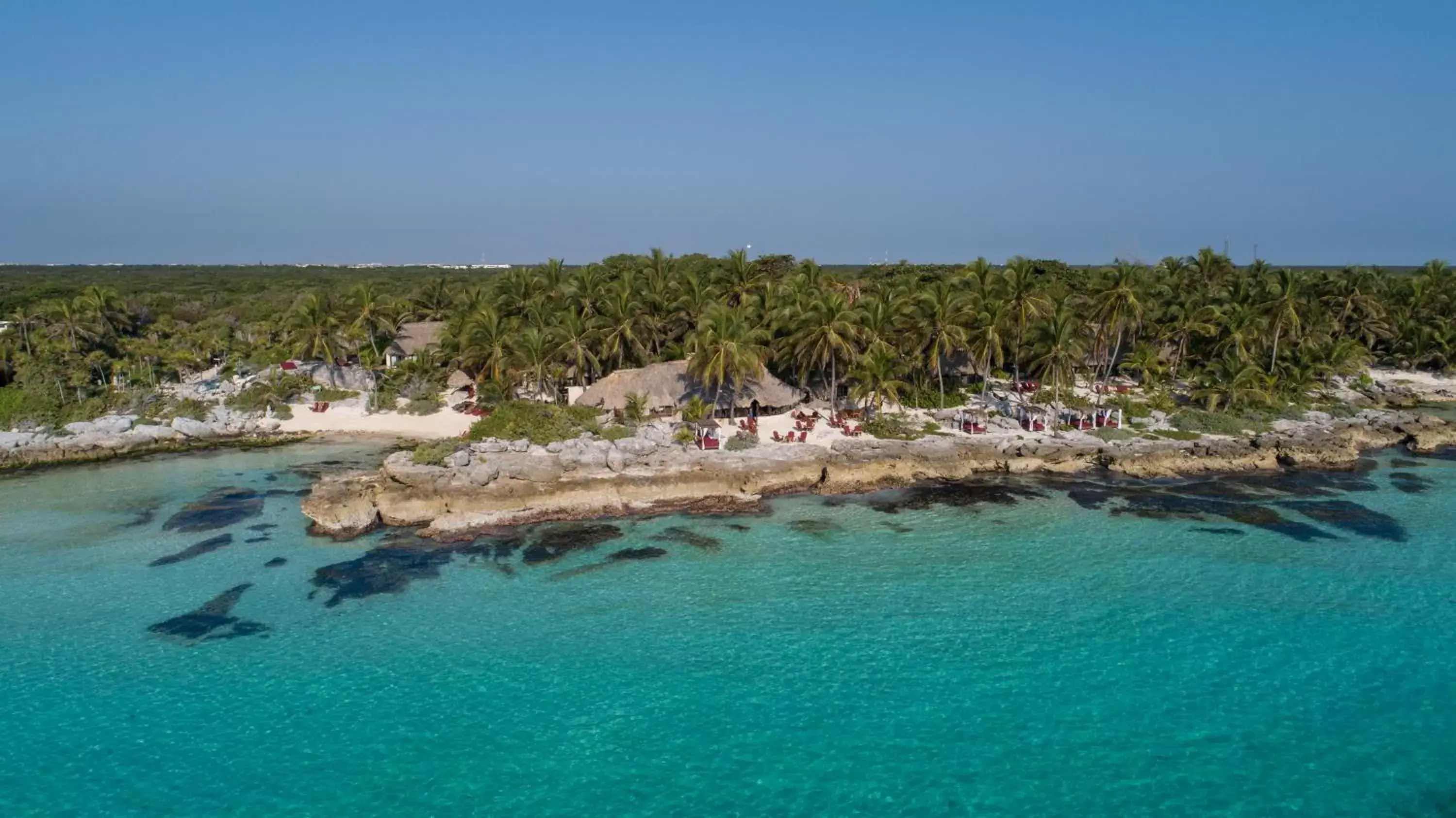 Beach, Bird's-eye View in Diamante K - Inside Tulum National Park