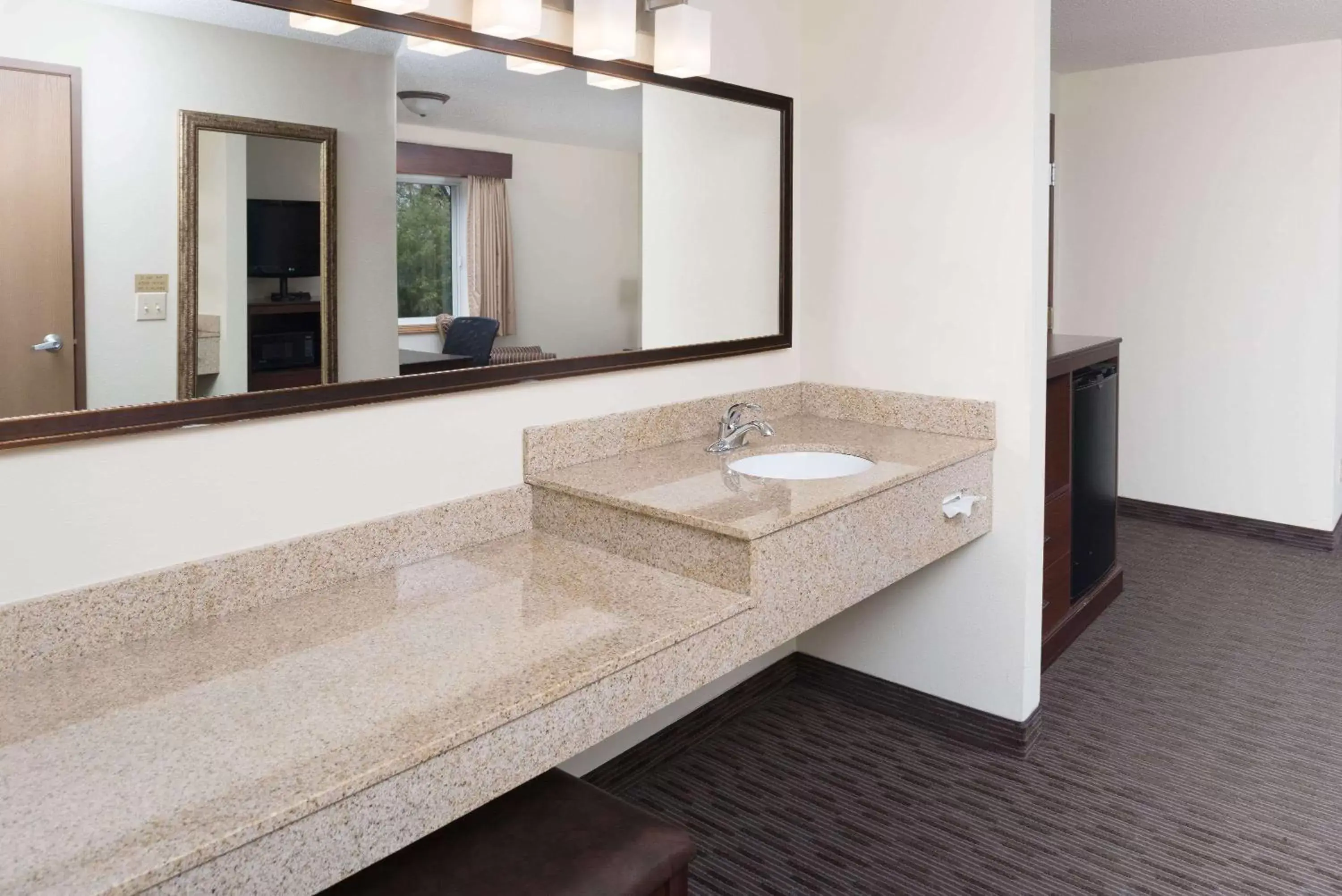 Bathroom in AmericInn by Wyndham Valley City Conference Center