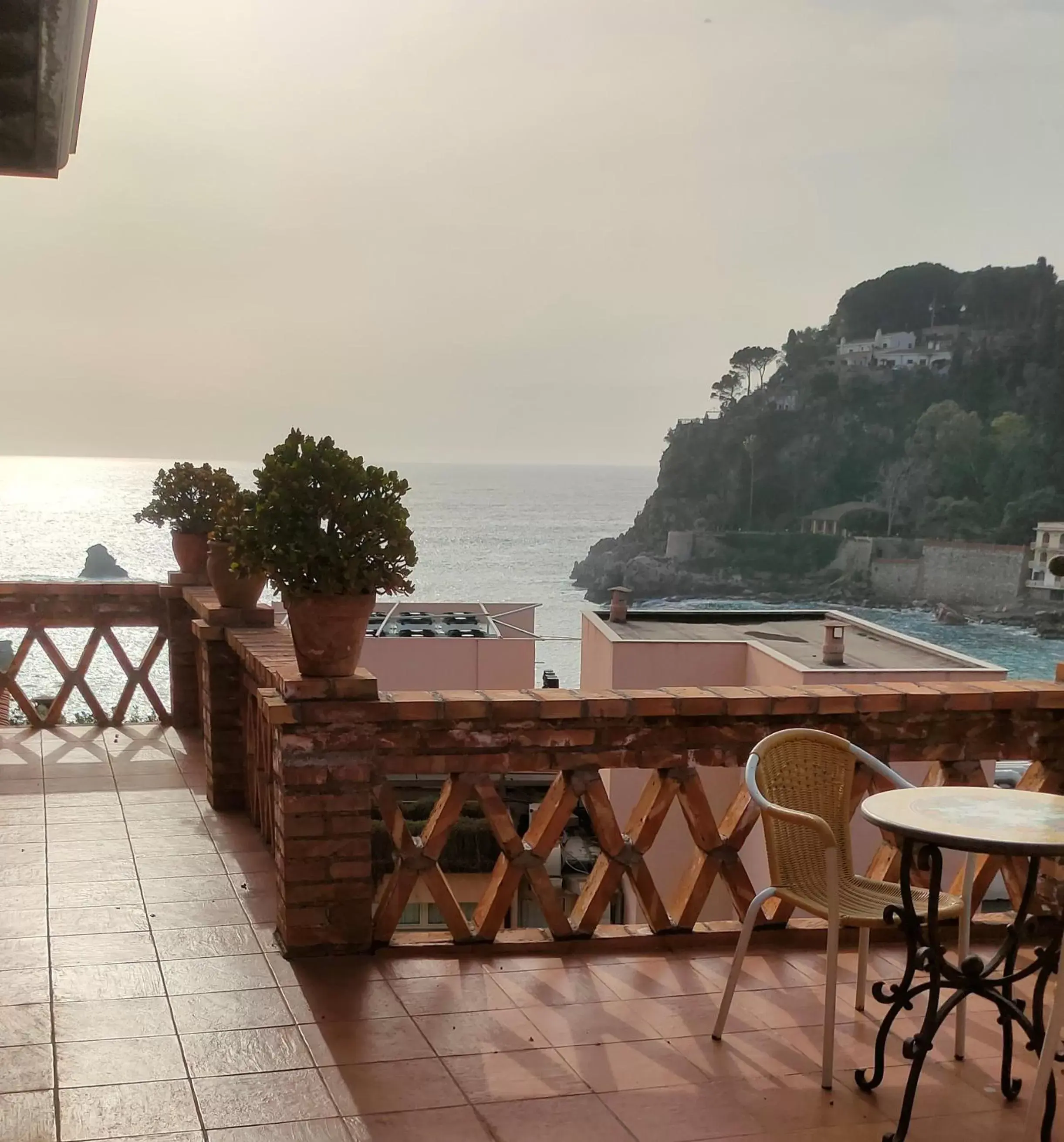 Balcony/Terrace in Hotel Villino Gallodoro