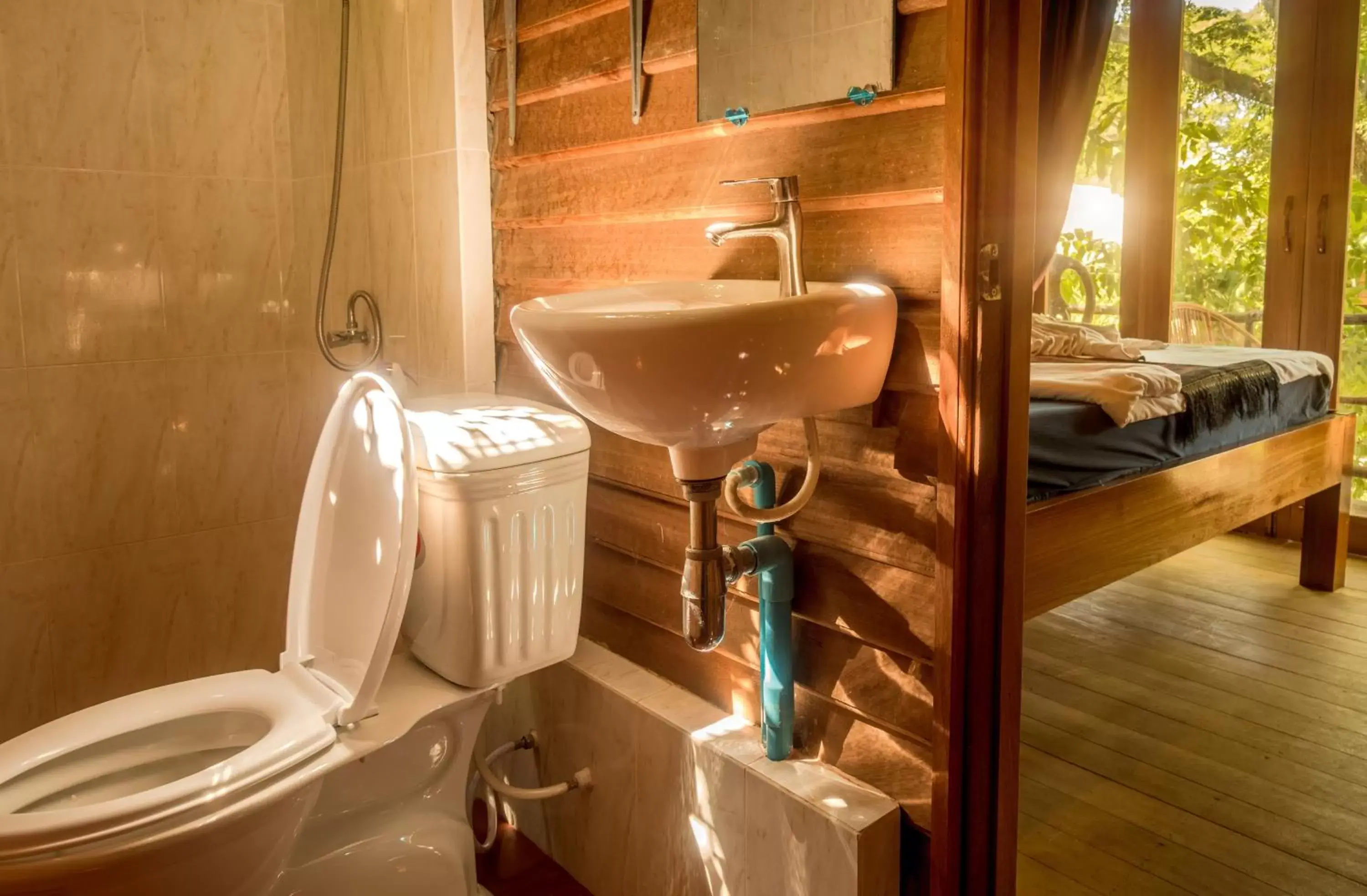 Bathroom in Bamboo Bungalow