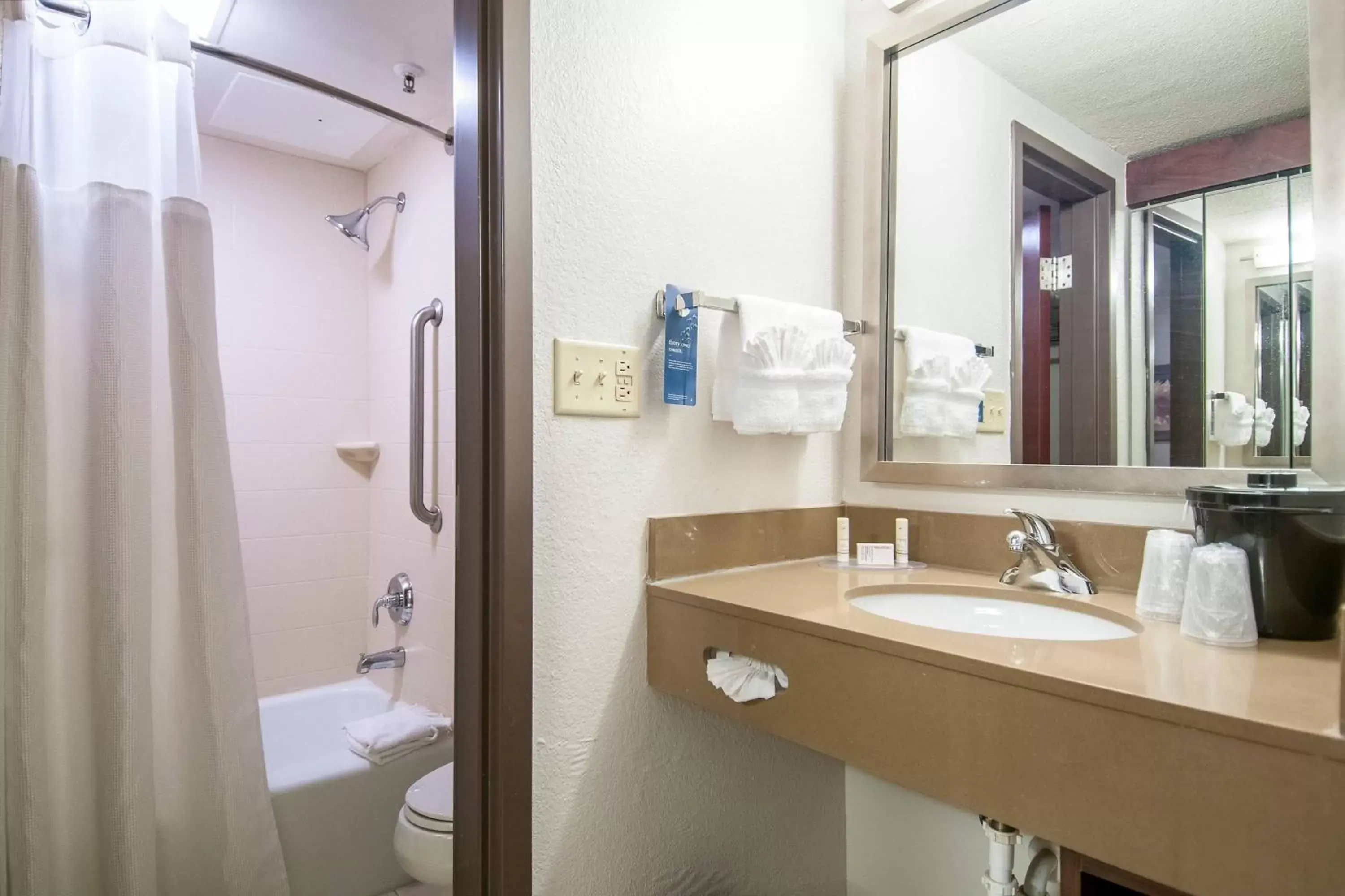 Bathroom in Fairfield Inn & Suites by Marriott Dallas DFW Airport South/Irving