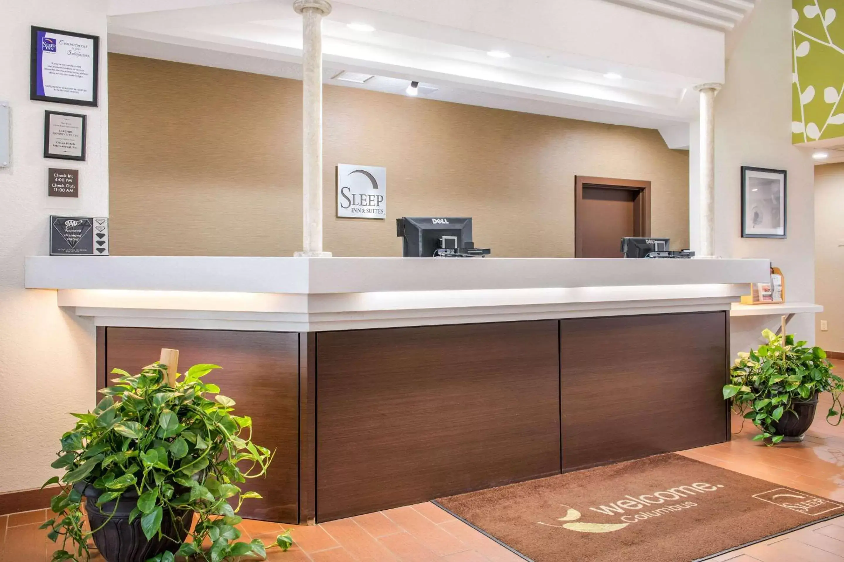Lobby or reception, Lobby/Reception in Sleep Inn & Suites Columbus